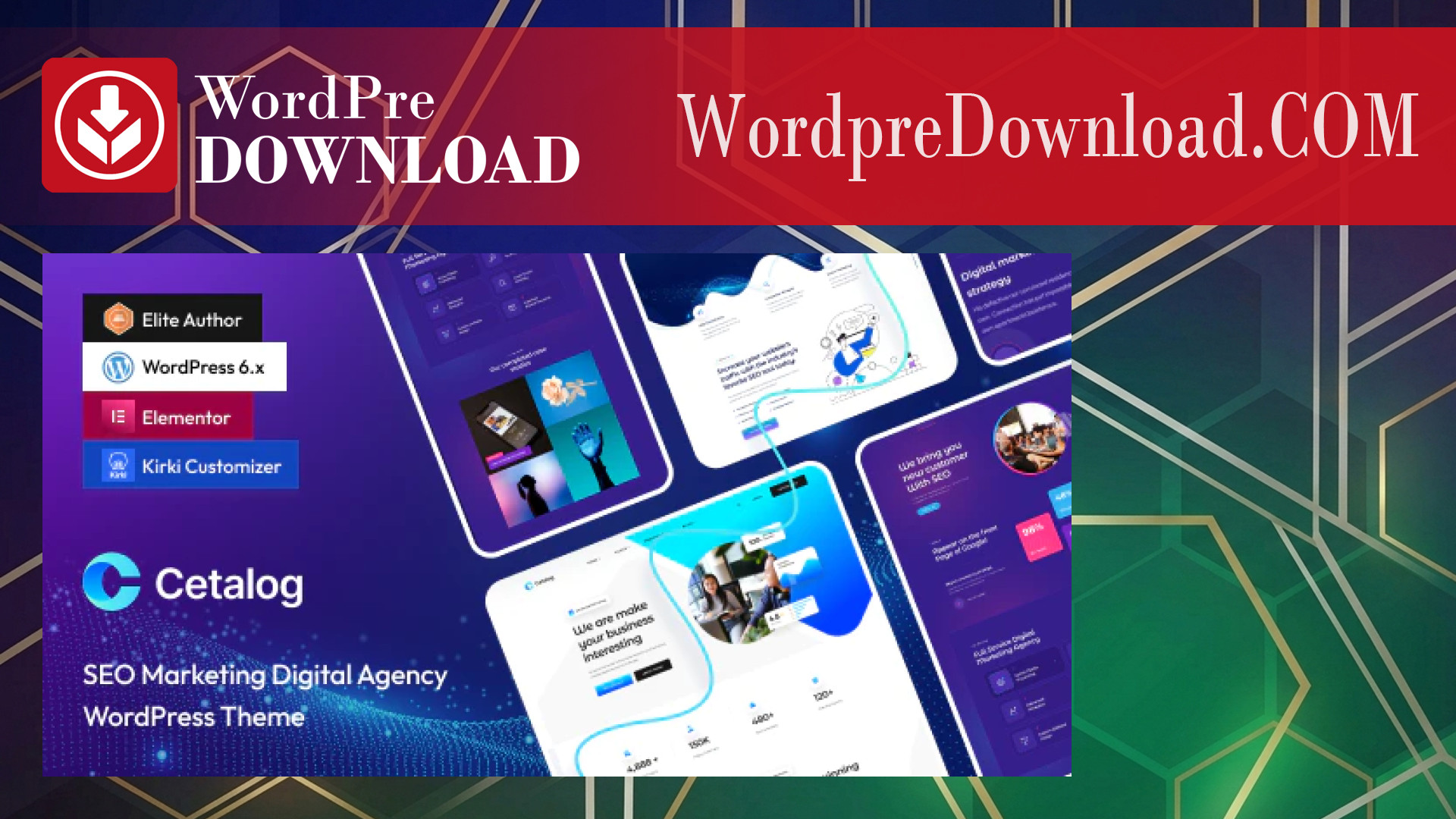 Cetalog - Marketing And SEO Agency WordPress Theme - WordpreDownload.COM