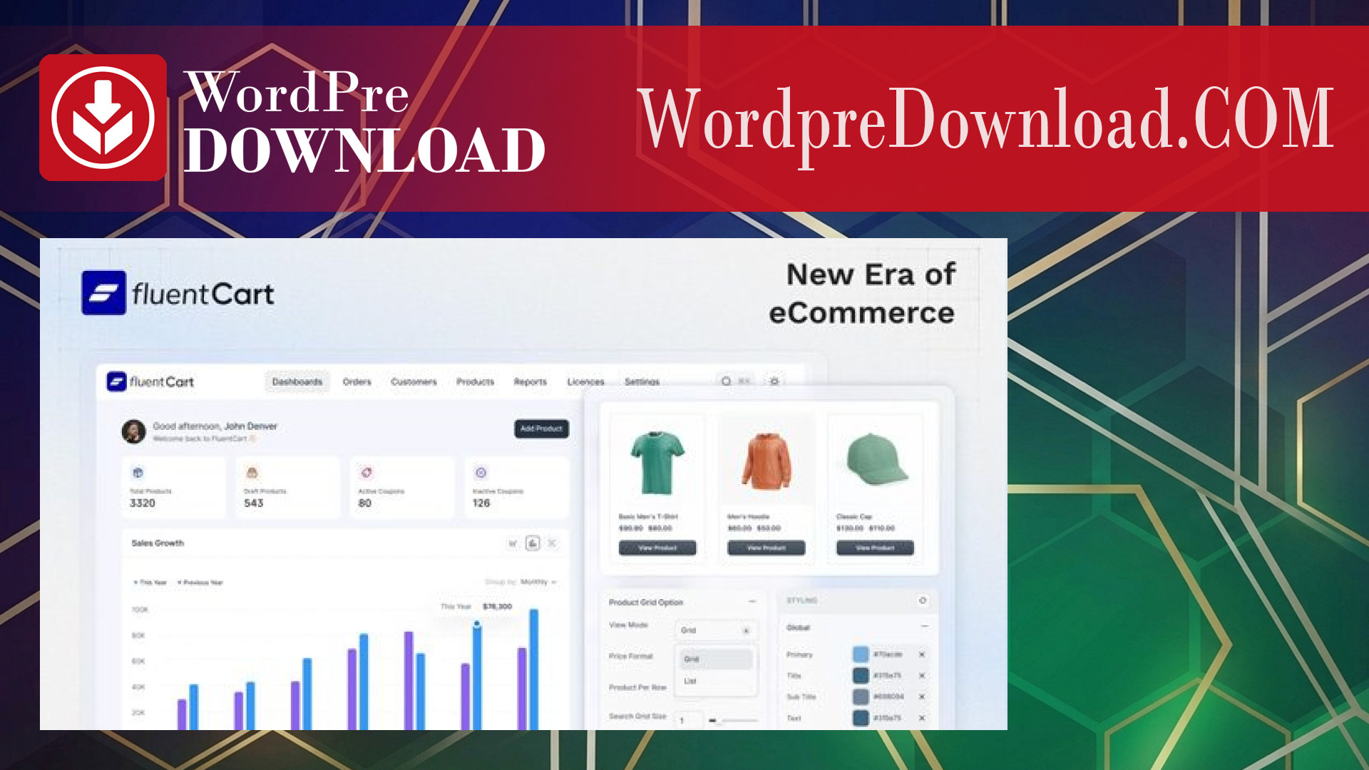 FluentCart Pro - A New Era Of Commerce With WordPress - WordpreDownload.COM