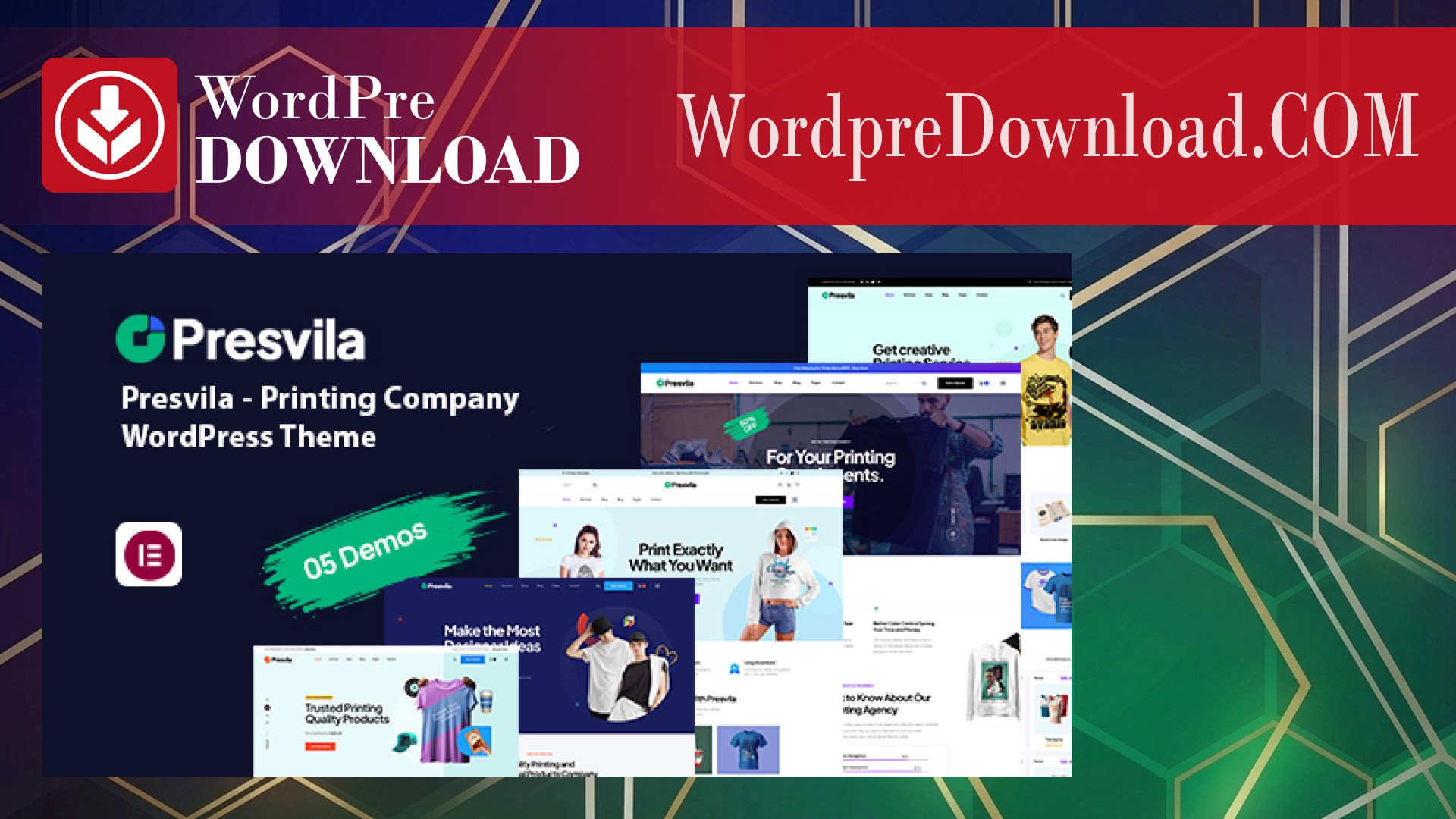 Presvila – Printing Company WordPress Theme - WordpreDownload.COM
