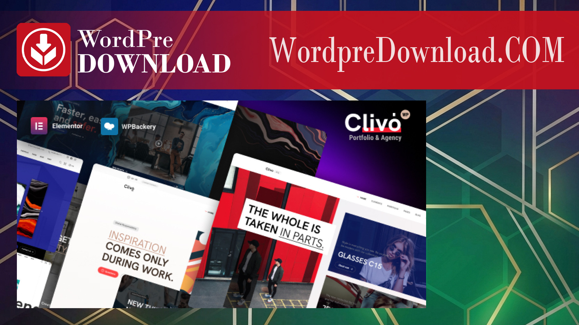 Clivo - Portfolio And Agency WordPress - WordpreDownload.COM