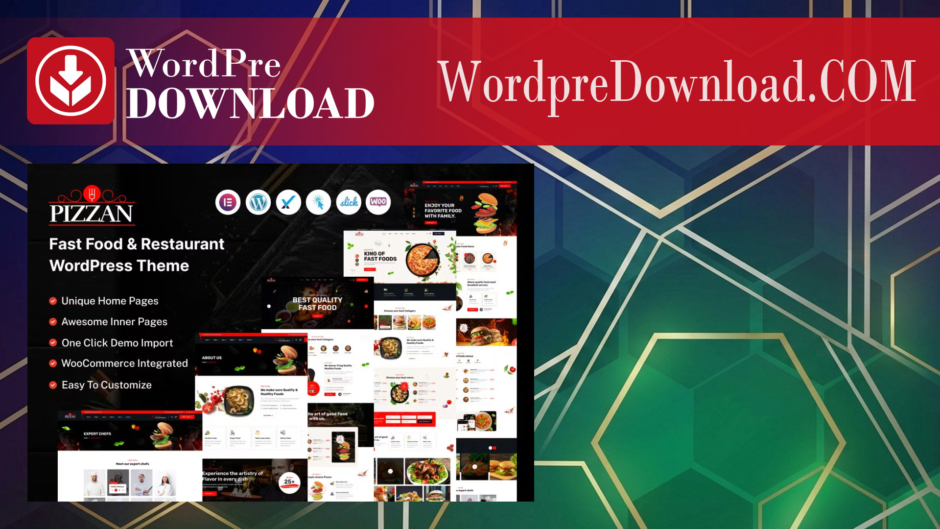 Pizzan - Fast Food And Restaurant WordPress Theme - WordpreDownload.COM