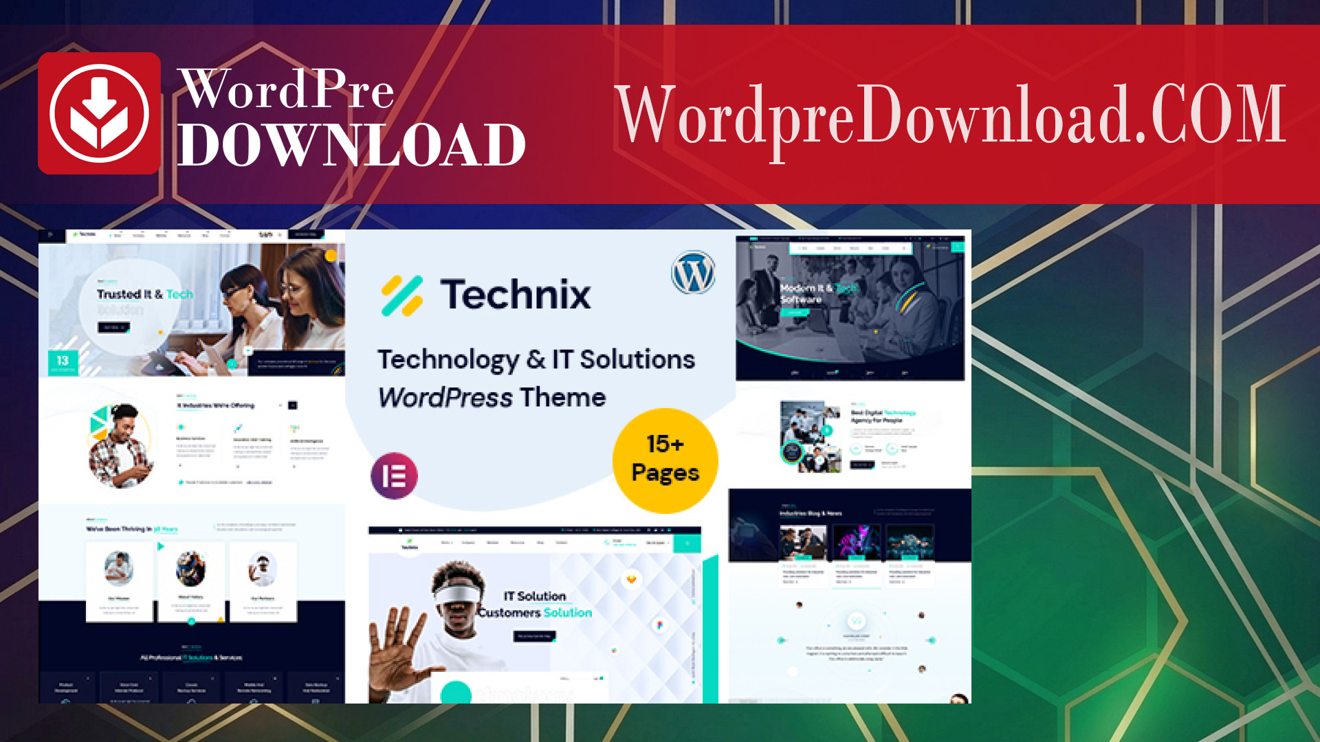 Techant - Technology And IT Solutions WordPress Theme - WordpreDownload.COM