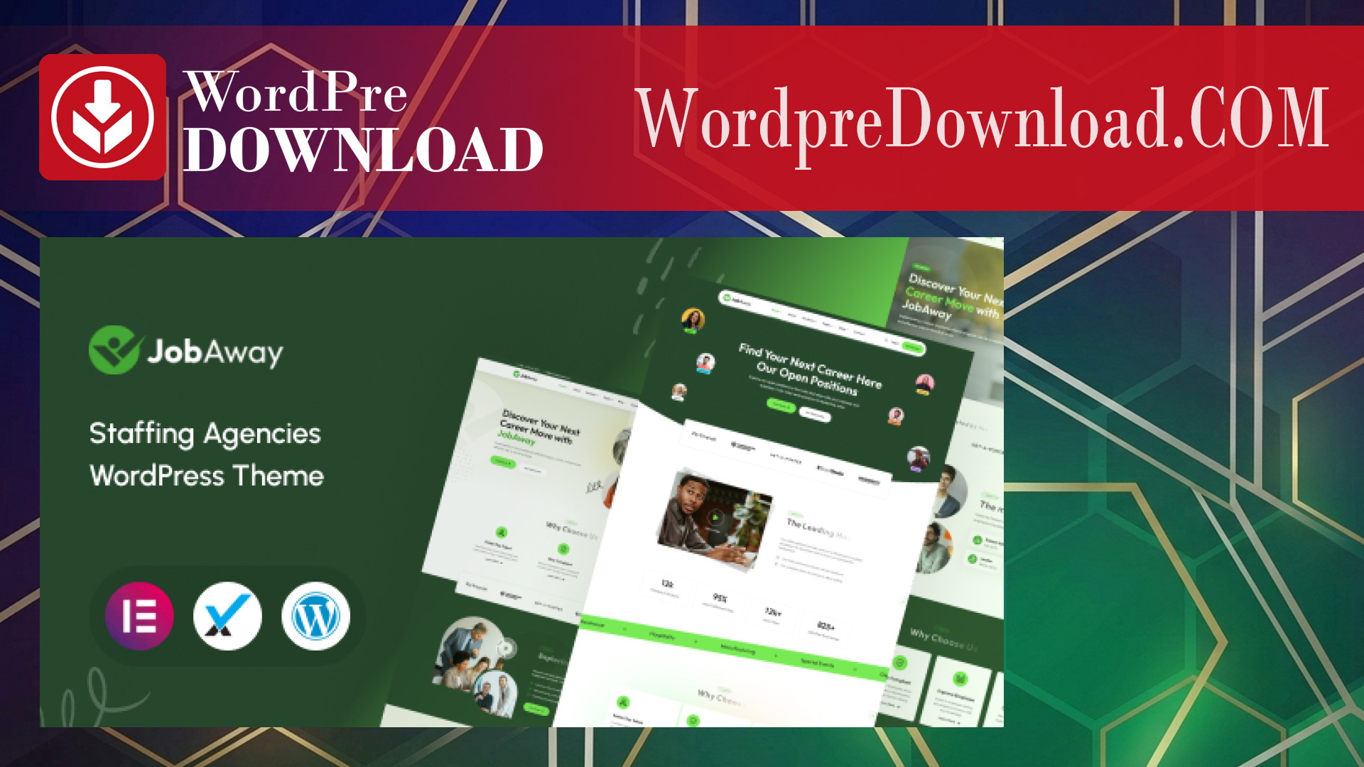 Jobaway - Staffing Agencies WordPress Theme - WordpreDownload.COM