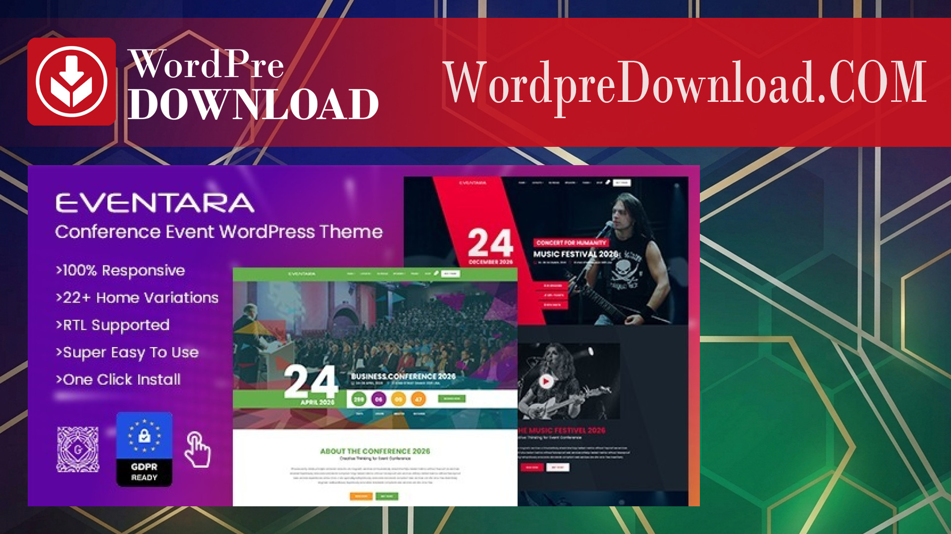 BigEvent - Conference Event WordPress Theme - WordpreDownload.COM