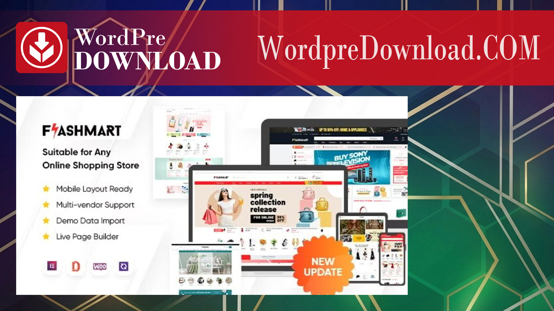 FlashMart – Multipurpose Elementor WooCommerce WordPress Theme - WordpreDownload.COM