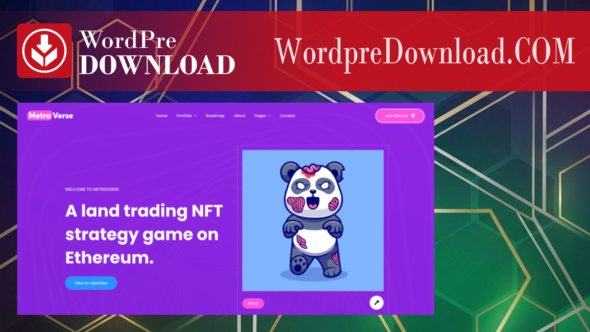 Neftize - NFT Portfolio & Digital Items Elementor Template Kit - WordpreDownload.COM