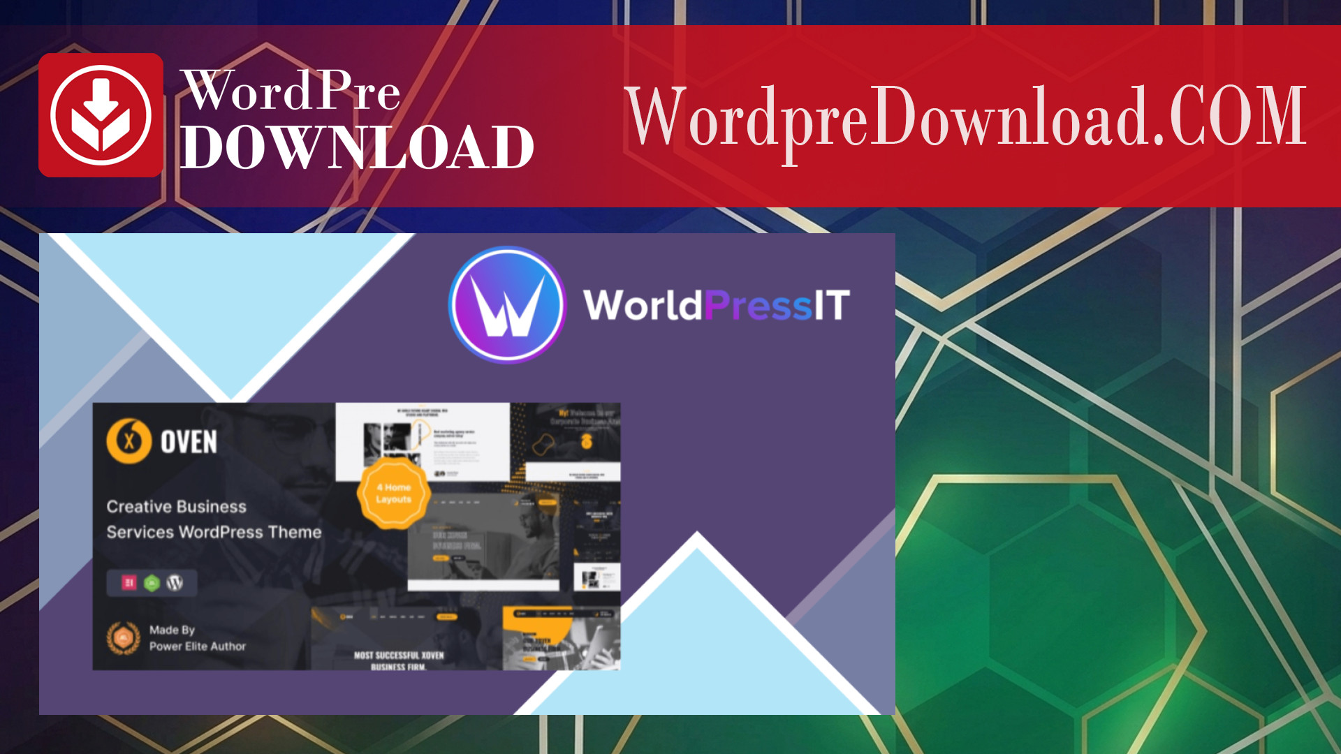 Xoven - Digital Agency Services WordPress Theme - WordpreDownload.COM