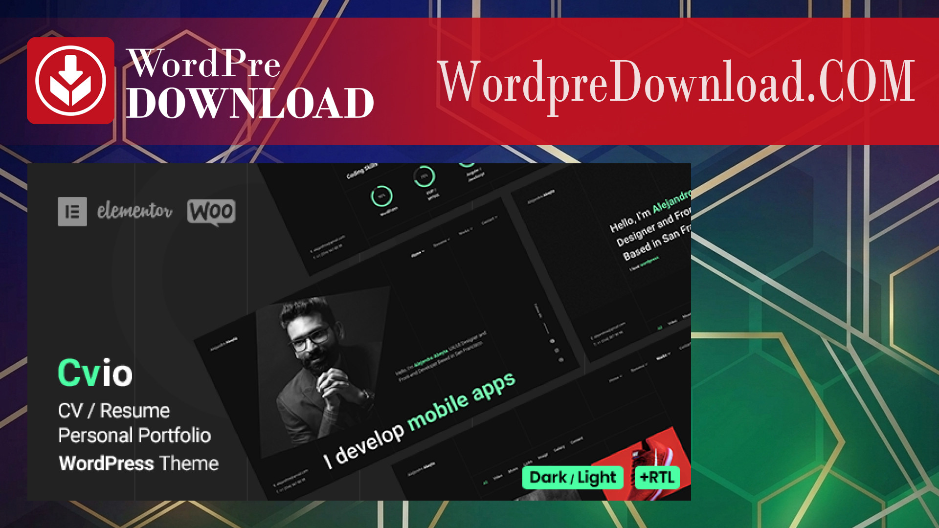 Cvio - CV Resume Theme - WordpreDownload.COM