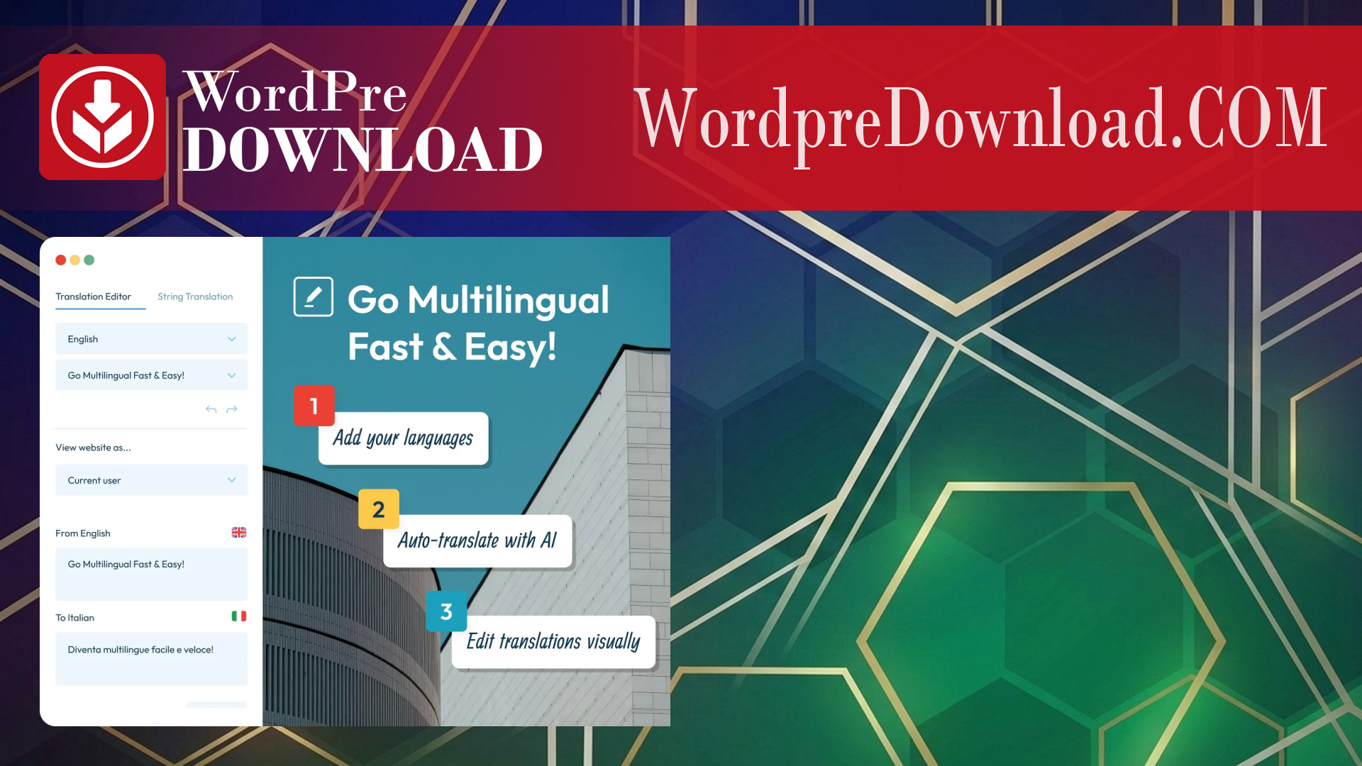 TranslatePress Translation Plugin - WordpreDownload.COM