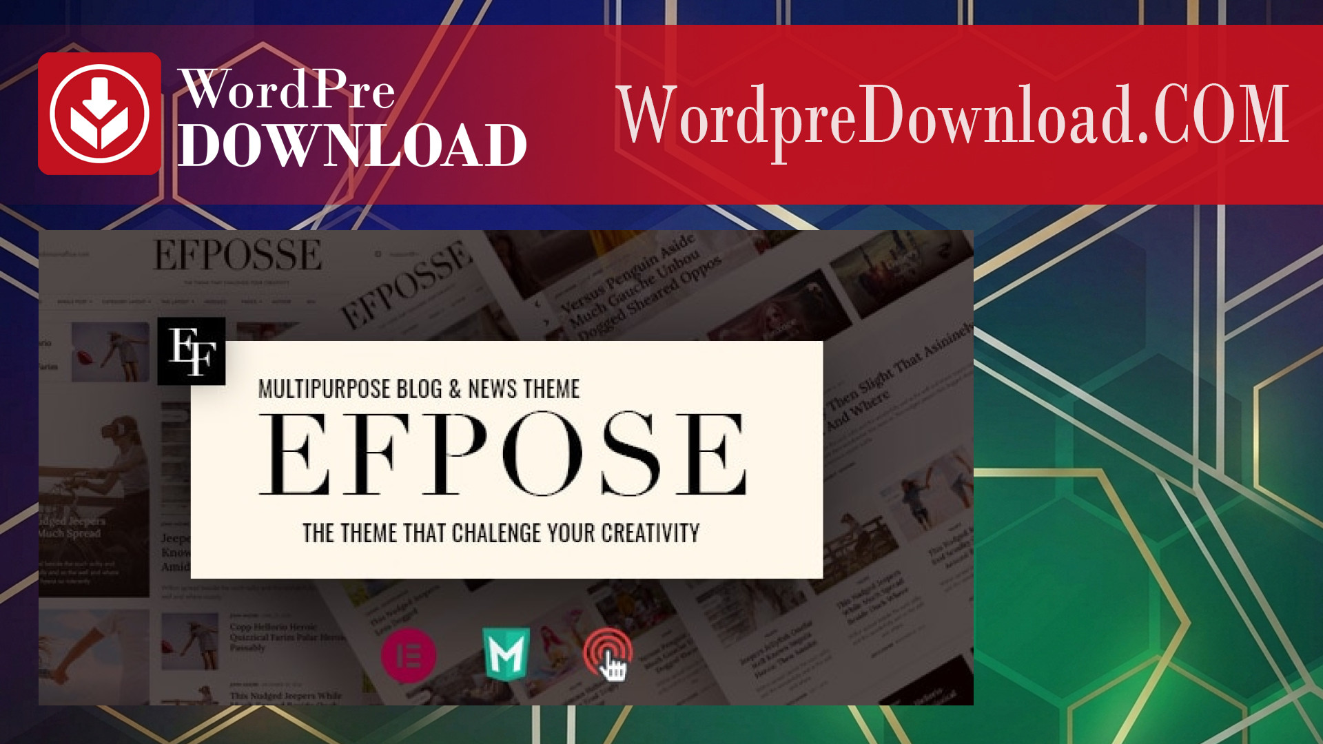 Efpose - Multipurpose Blog And Newspaper Theme - WordpreDownload.COM