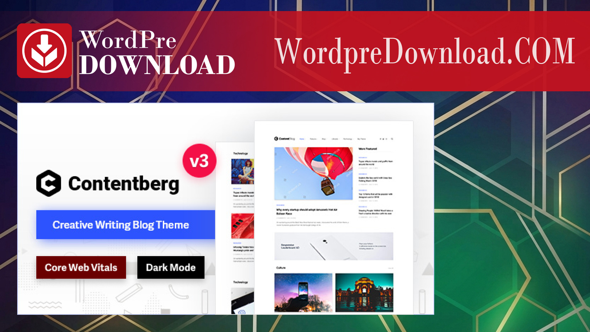 Contentberg - Content Marketing Personal Blog - WordpreDownload.COM