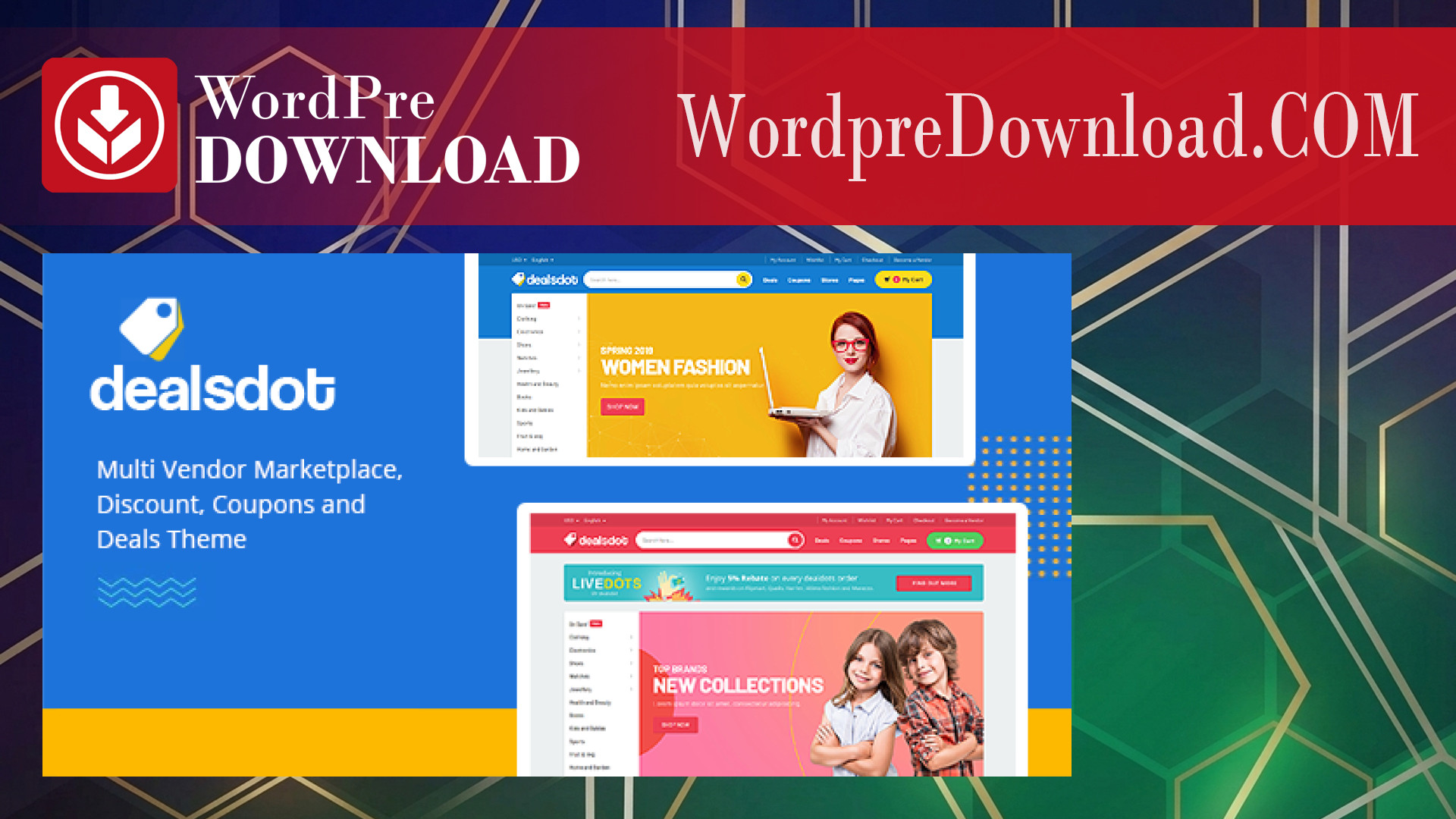 Dealsdot Multi Vendor Marketplace Theme - WordpreDownload.COM