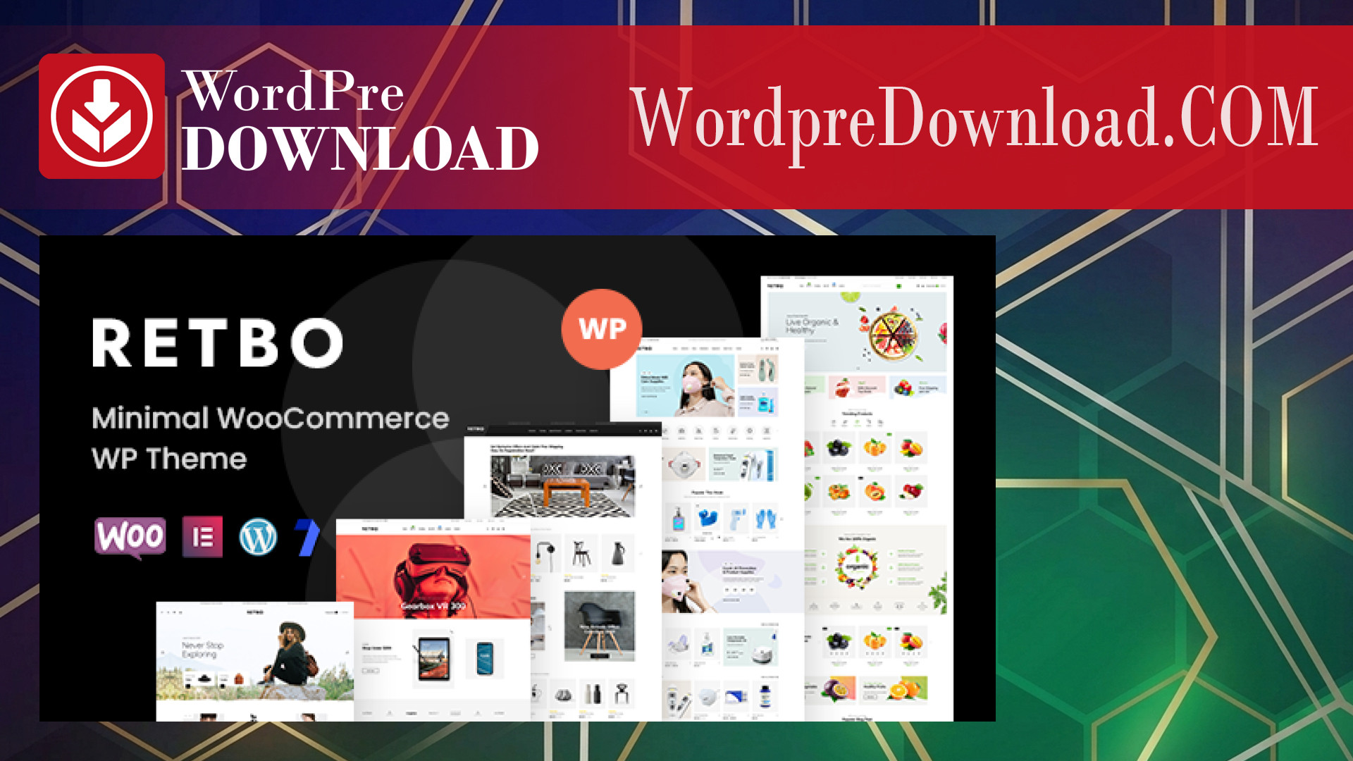 Retbo - Minimal WooCommerce WordPress Theme - WordpreDownload.COM