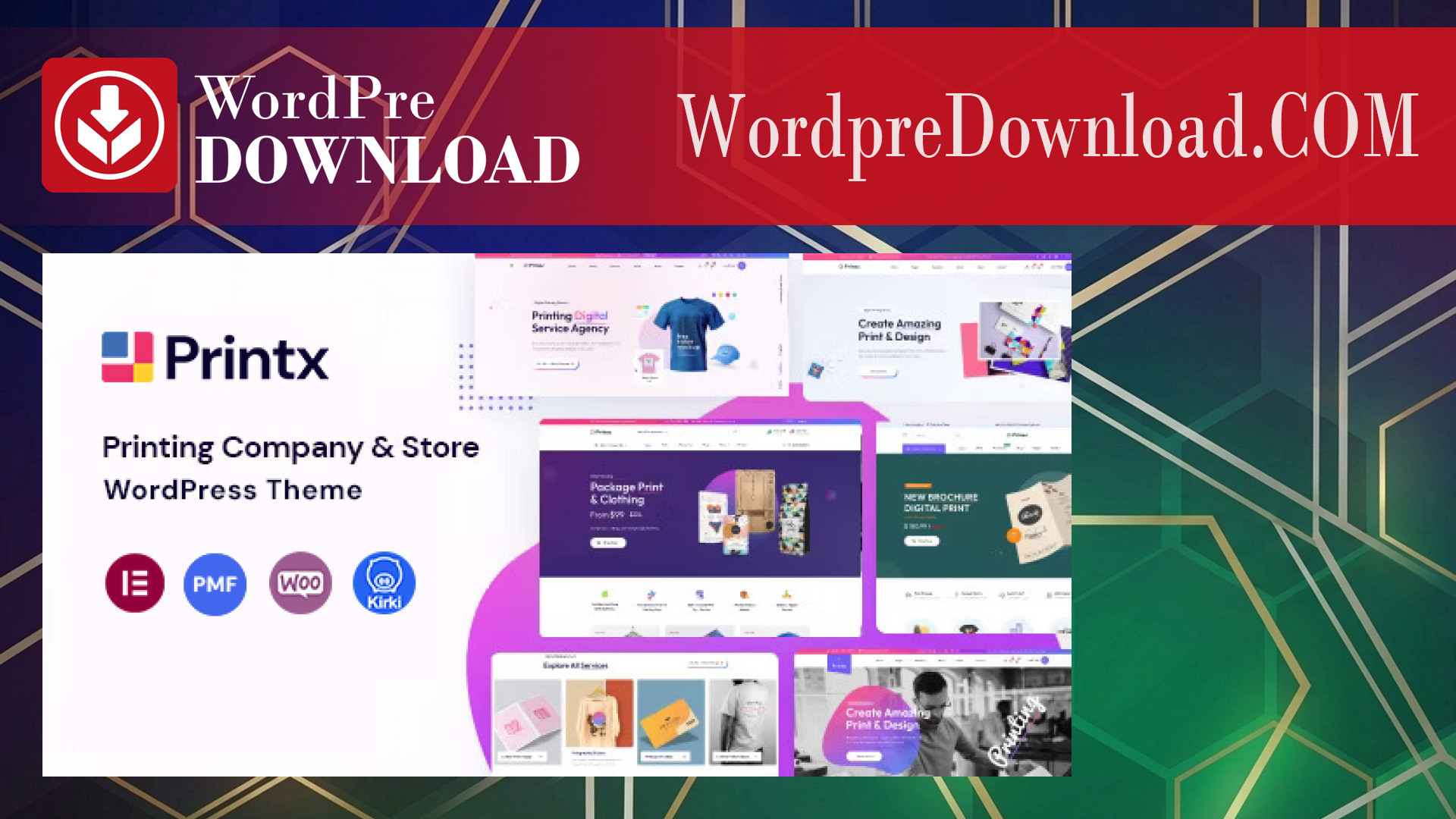 Printx – Printing Services WordPress Theme - WordpreDownload.COM