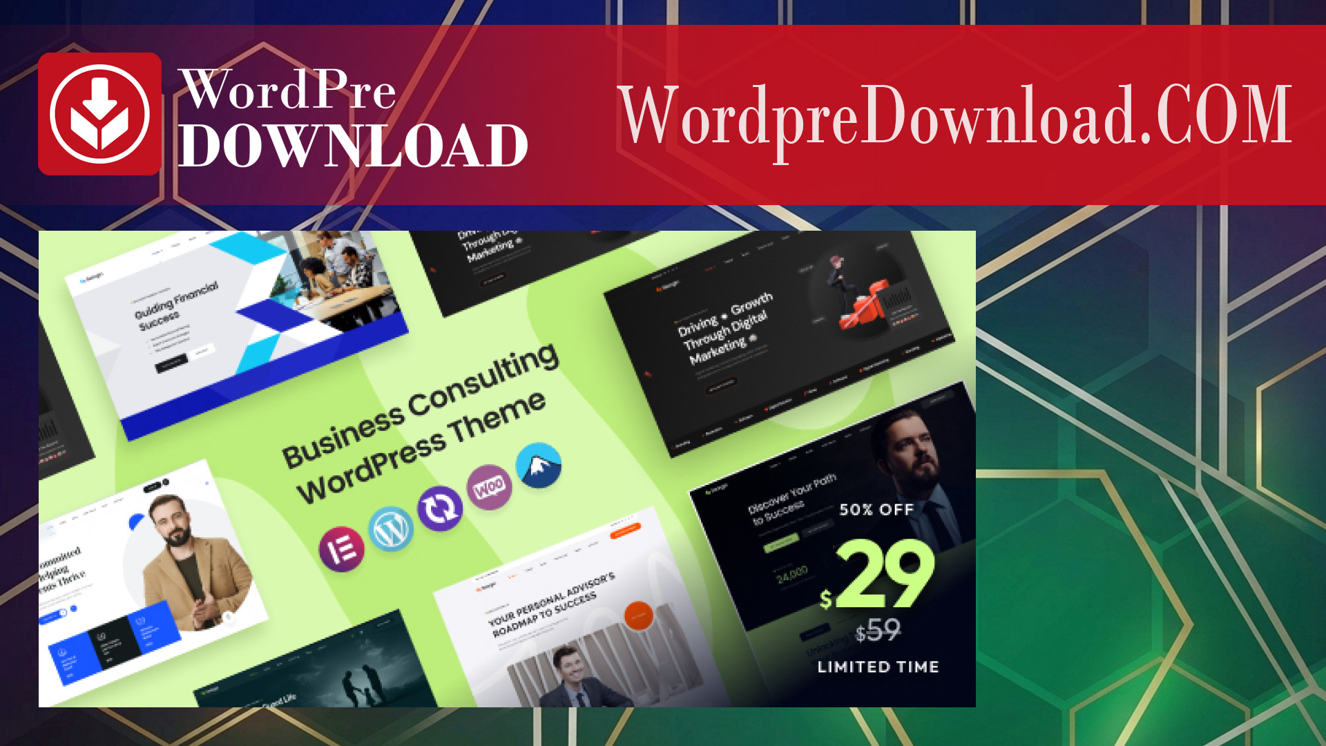 Seargin - Business Consulting WordPress Theme - WordpreDownload.COM