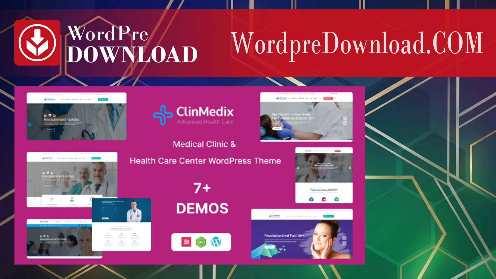 Clinmedix - Health And Medical WordPress Theme - WordpreDownload.COM
