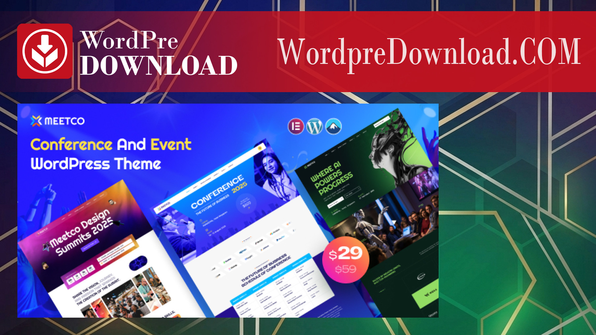 Meetco – Event And Conference WordPress Theme - WordpreDownload.COM