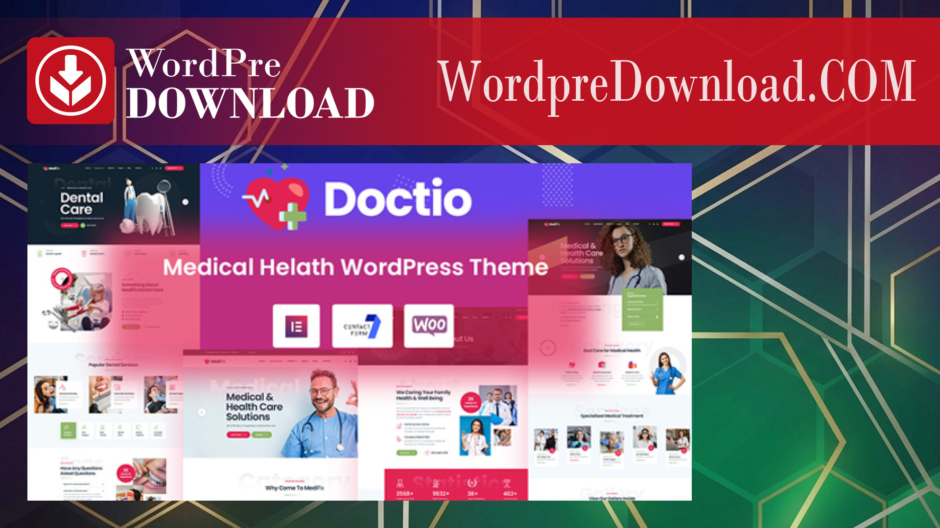 Doctio - Medical Health WordPress Theme - WordpreDownload.COM