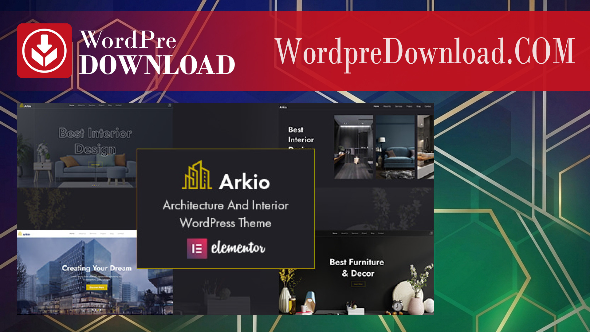 Arkio - Architecture And Interior WordPress Theme - WordpreDownload.COM