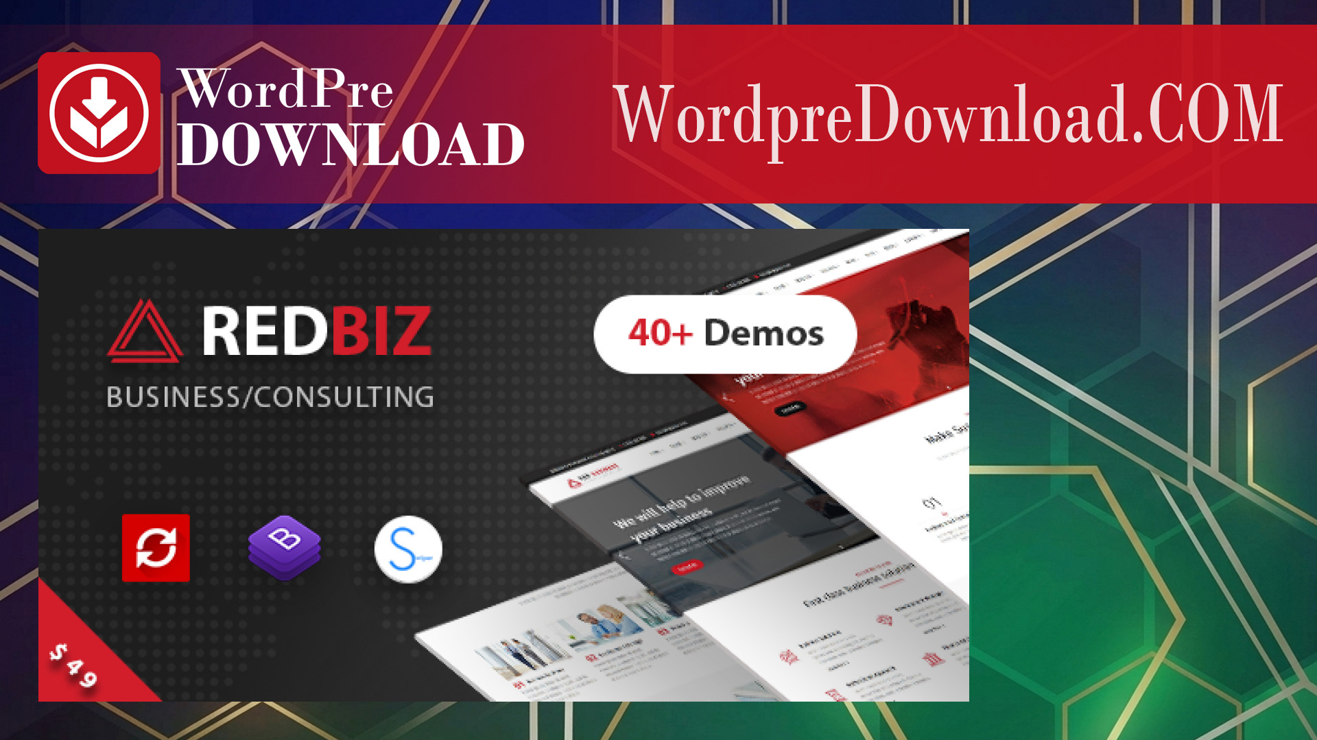 RedBiz - Finance & Consulting Multi-Purpose WordPress Theme - WordpreDownload.COM