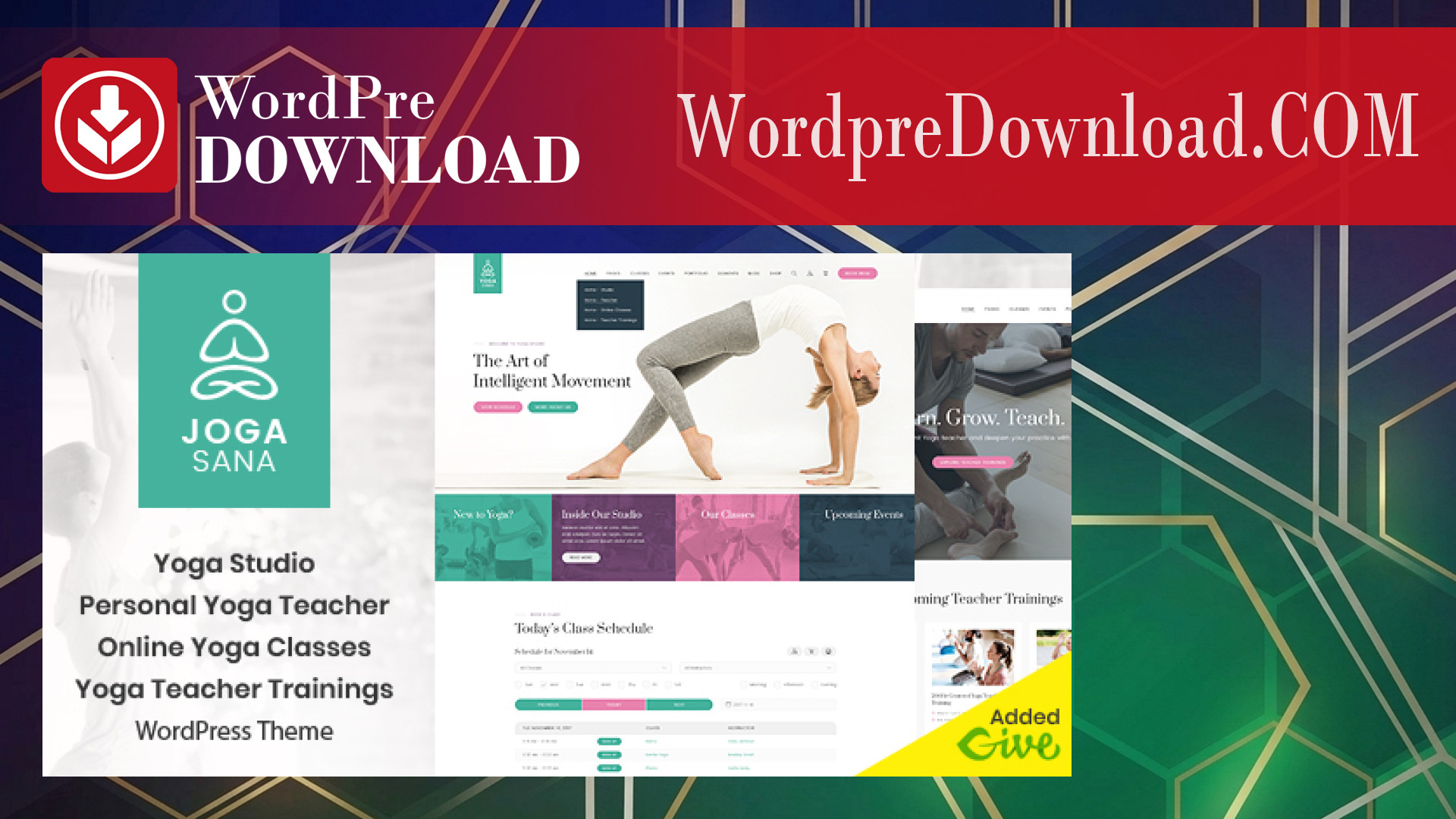 Jogasana - Yoga Oriented WordPress Theme - WordpreDownload.COM