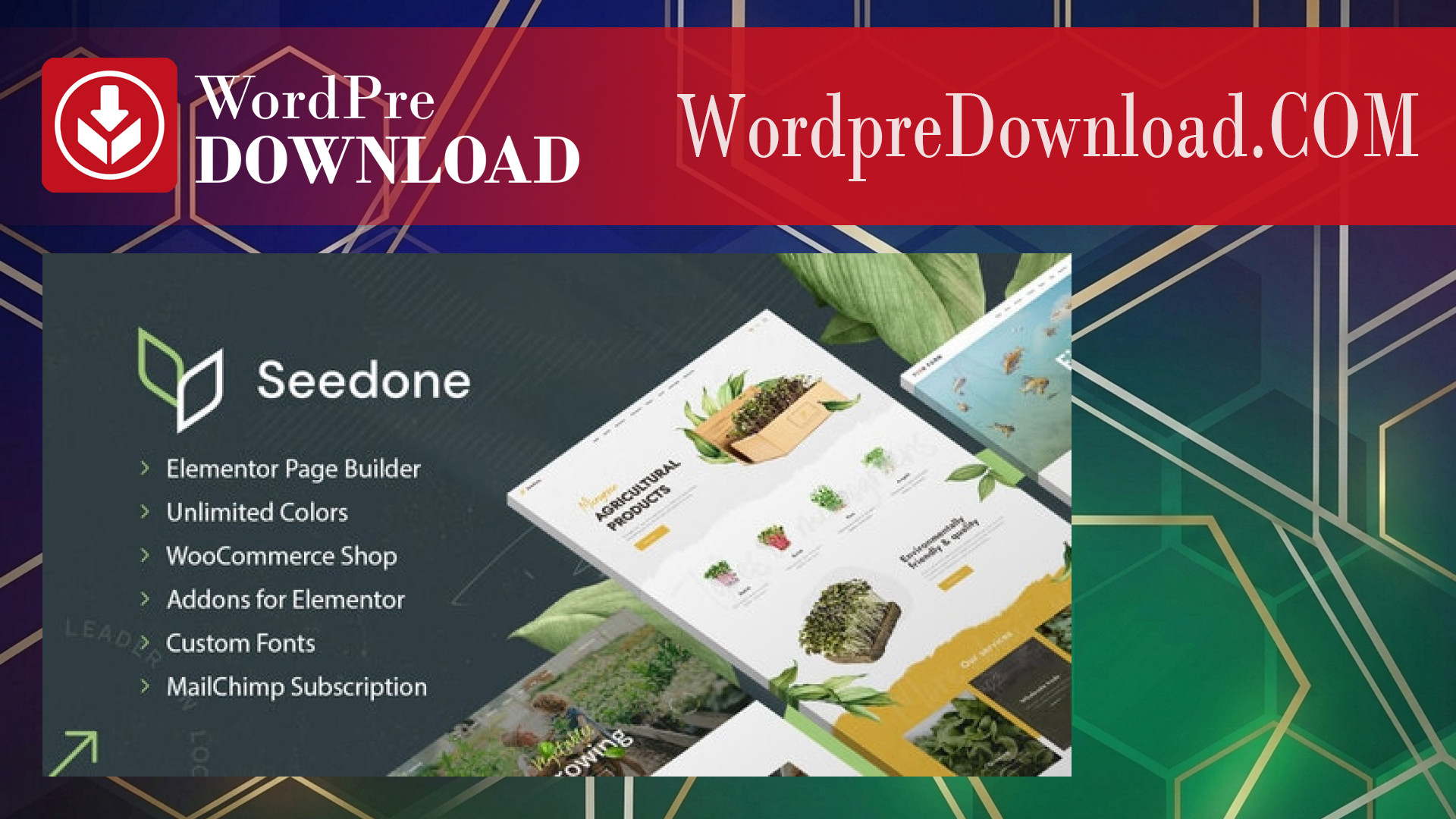 SeedOne - Agriculture WordPress Theme - WordpreDownload.COM