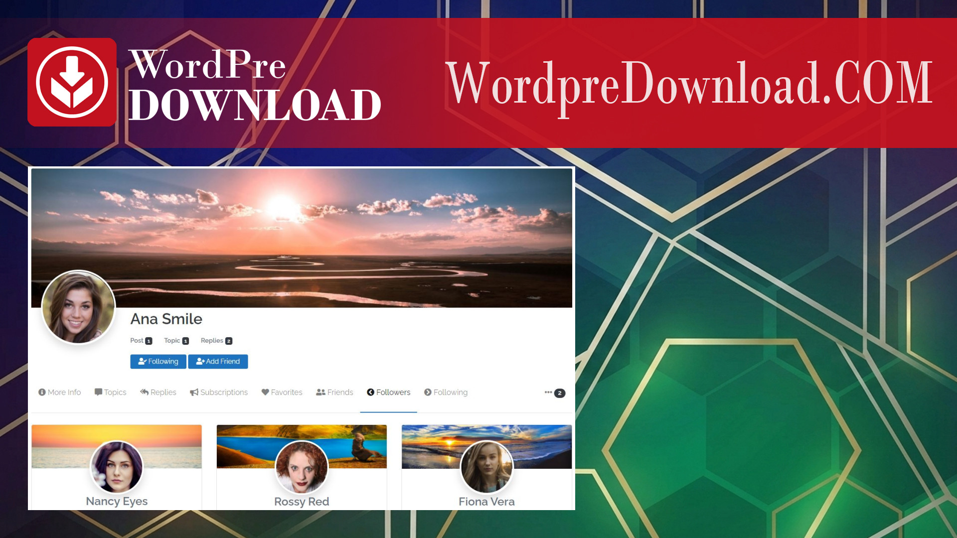 UsersWP Followers - WordpreDownload.COM