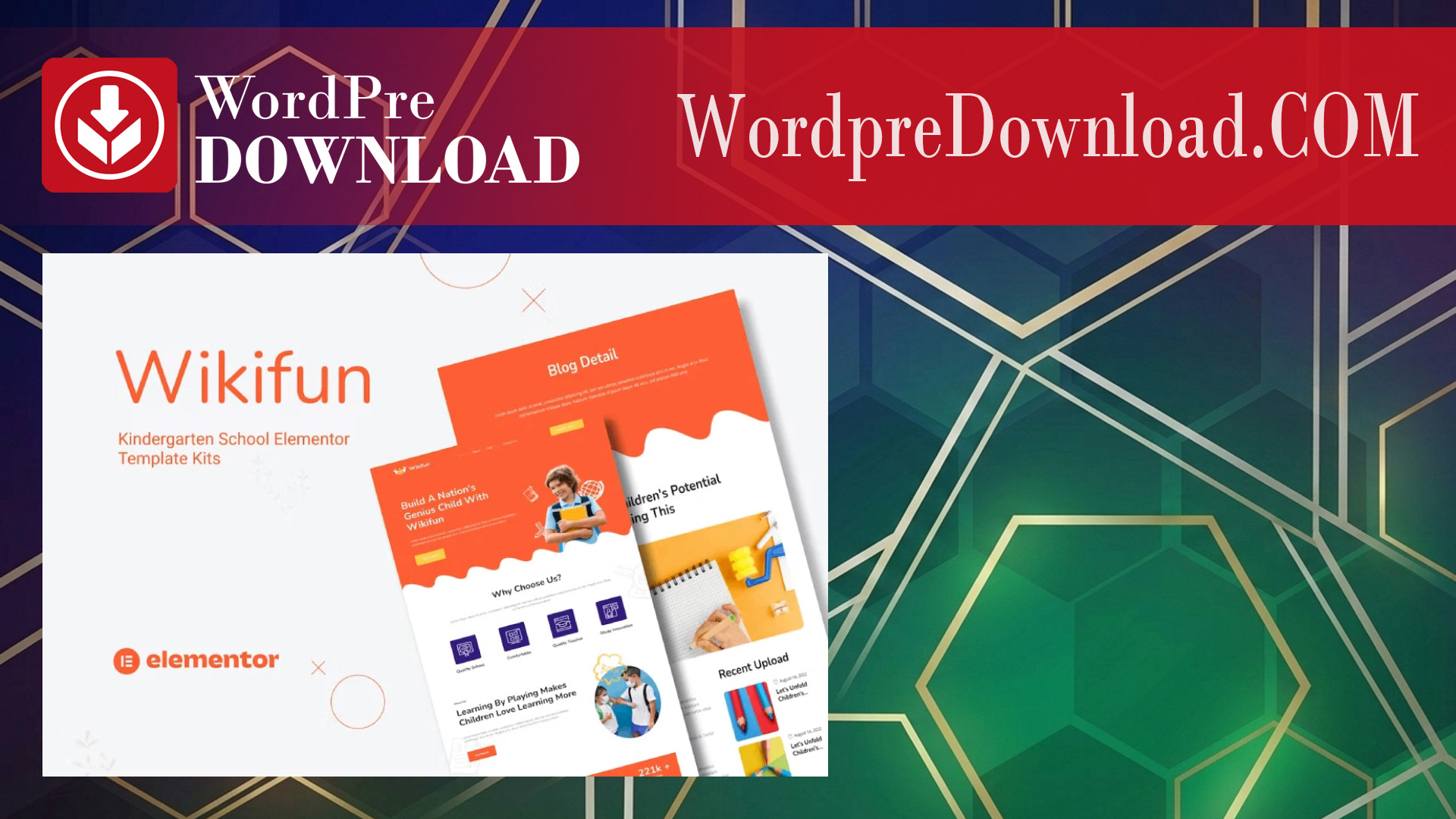Qadwab - Online E-Learning Elementor Template Kit - WordpreDownload.COM
