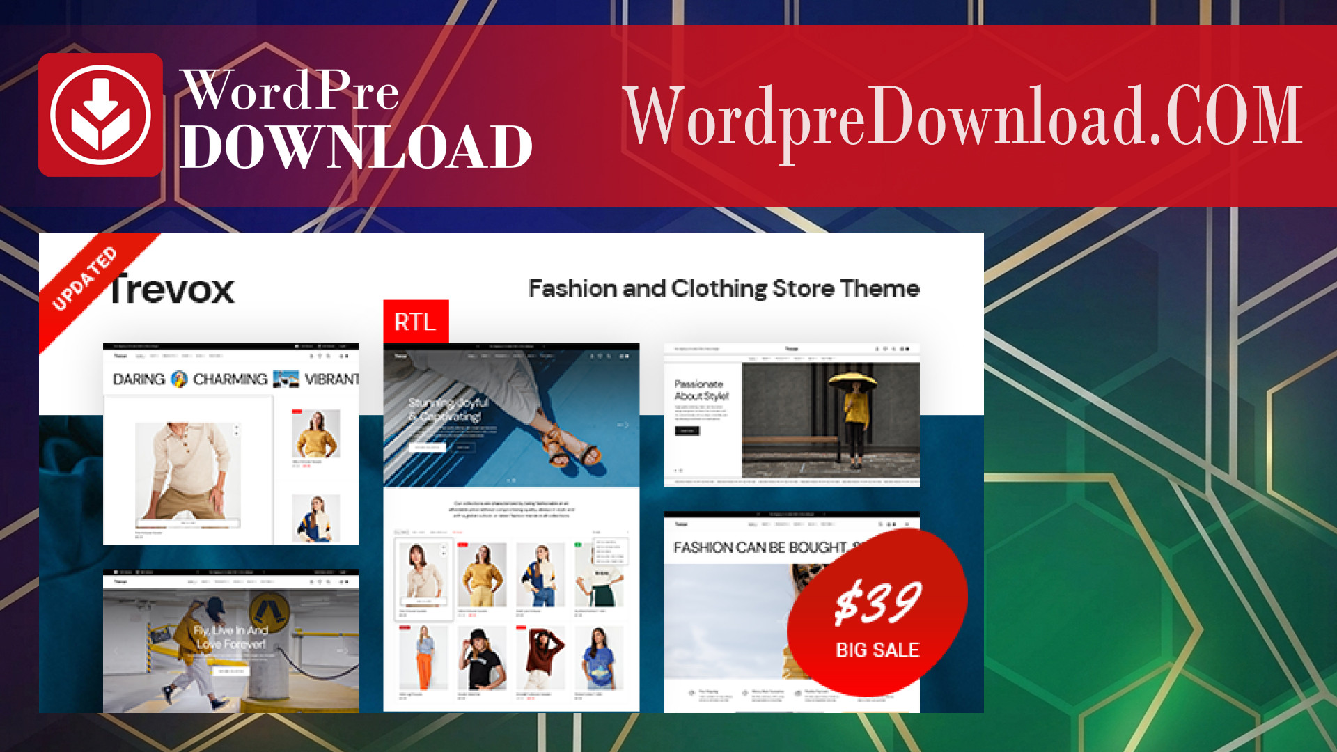 Trevox - Fashion And Clothing Store Theme - WordpreDownload.COM