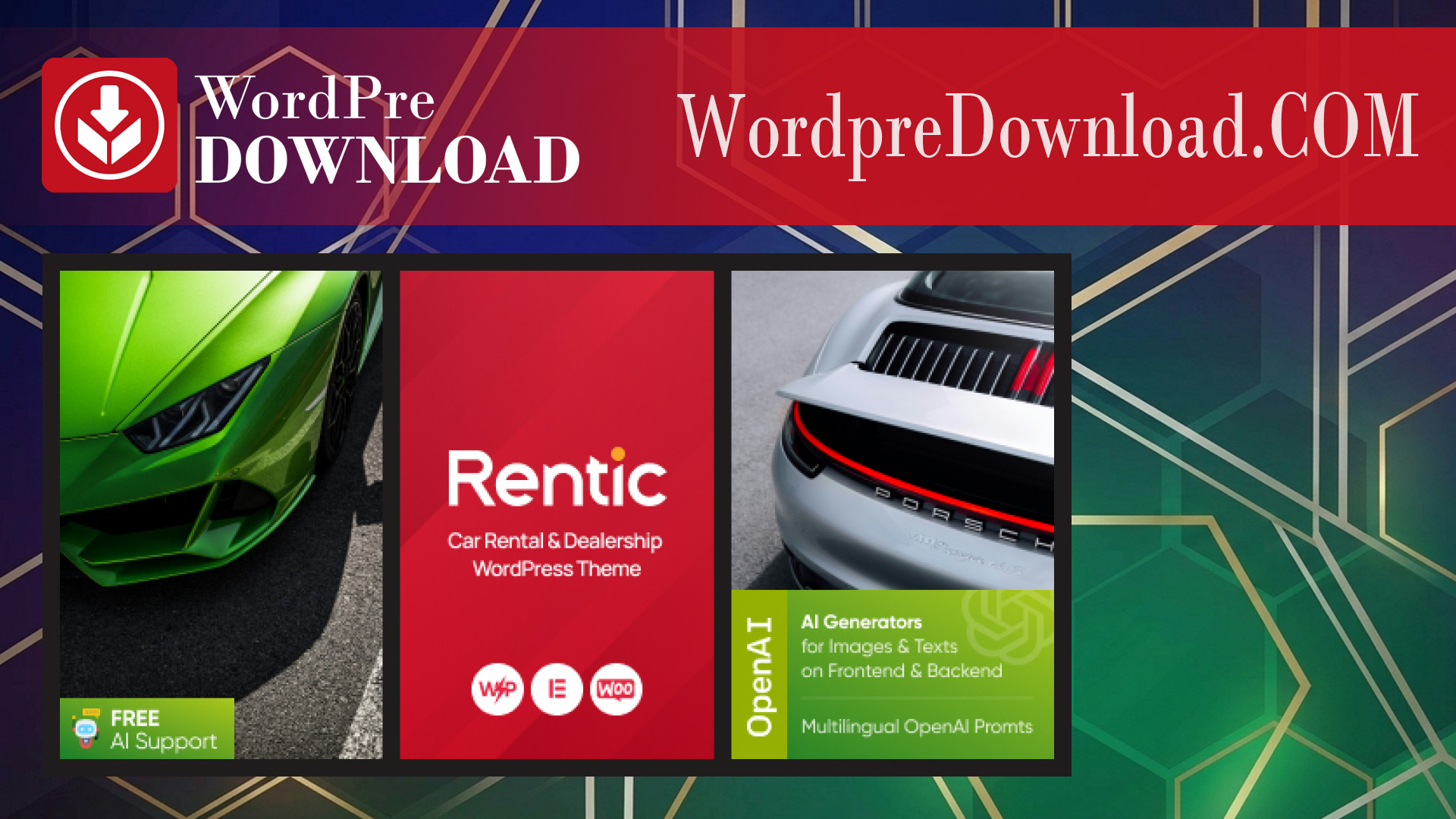 Rentic - Car Rental And Dealership WordPress Theme - WordpreDownload.COM