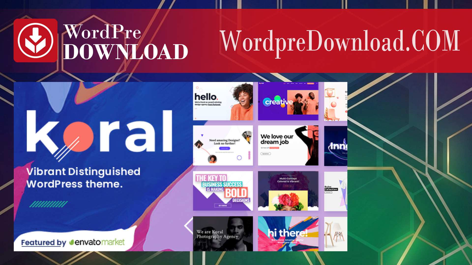 Odear - Multi-Concept Creative WordPress Theme - WordpreDownload.COM