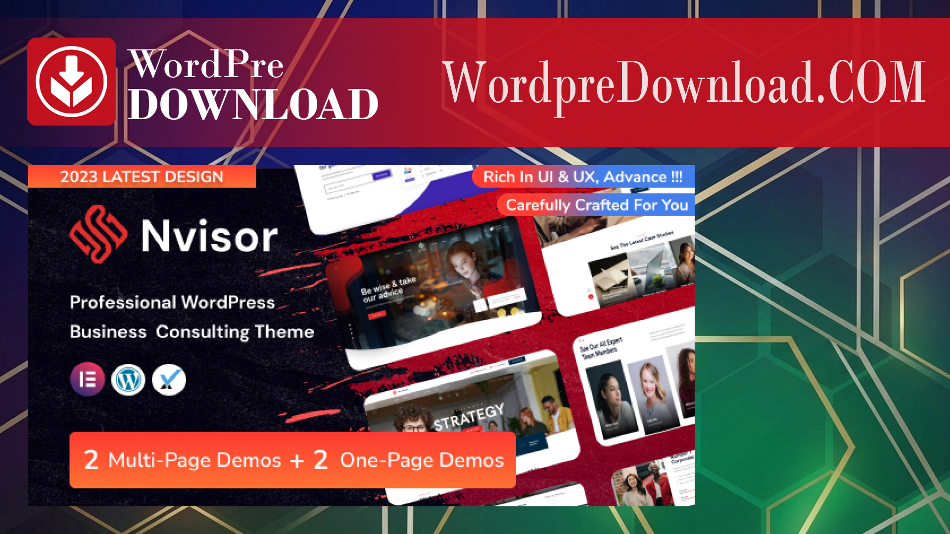 Nvisor - Business Consulting WordPress - WordpreDownload.COM