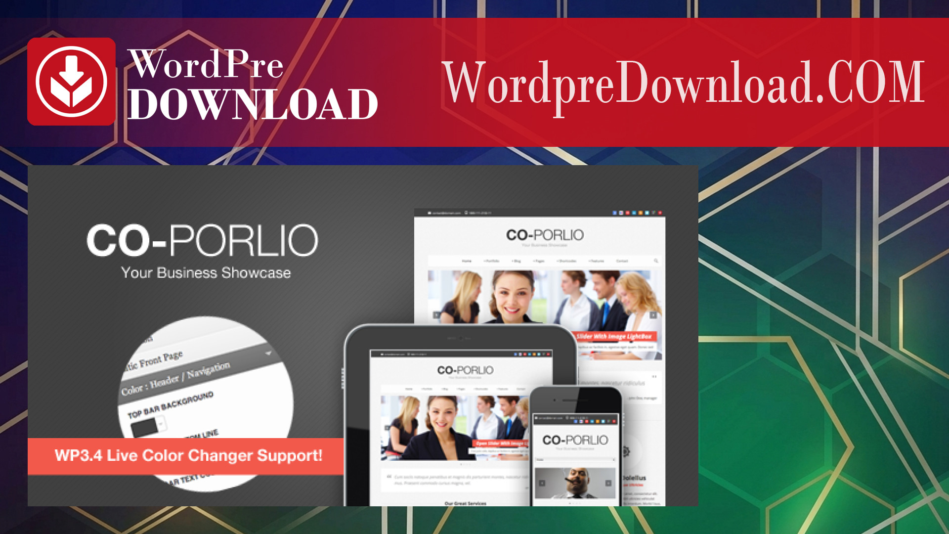 Co-Porlio - Feature Rich WordPress Theme - WordpreDownload.COM