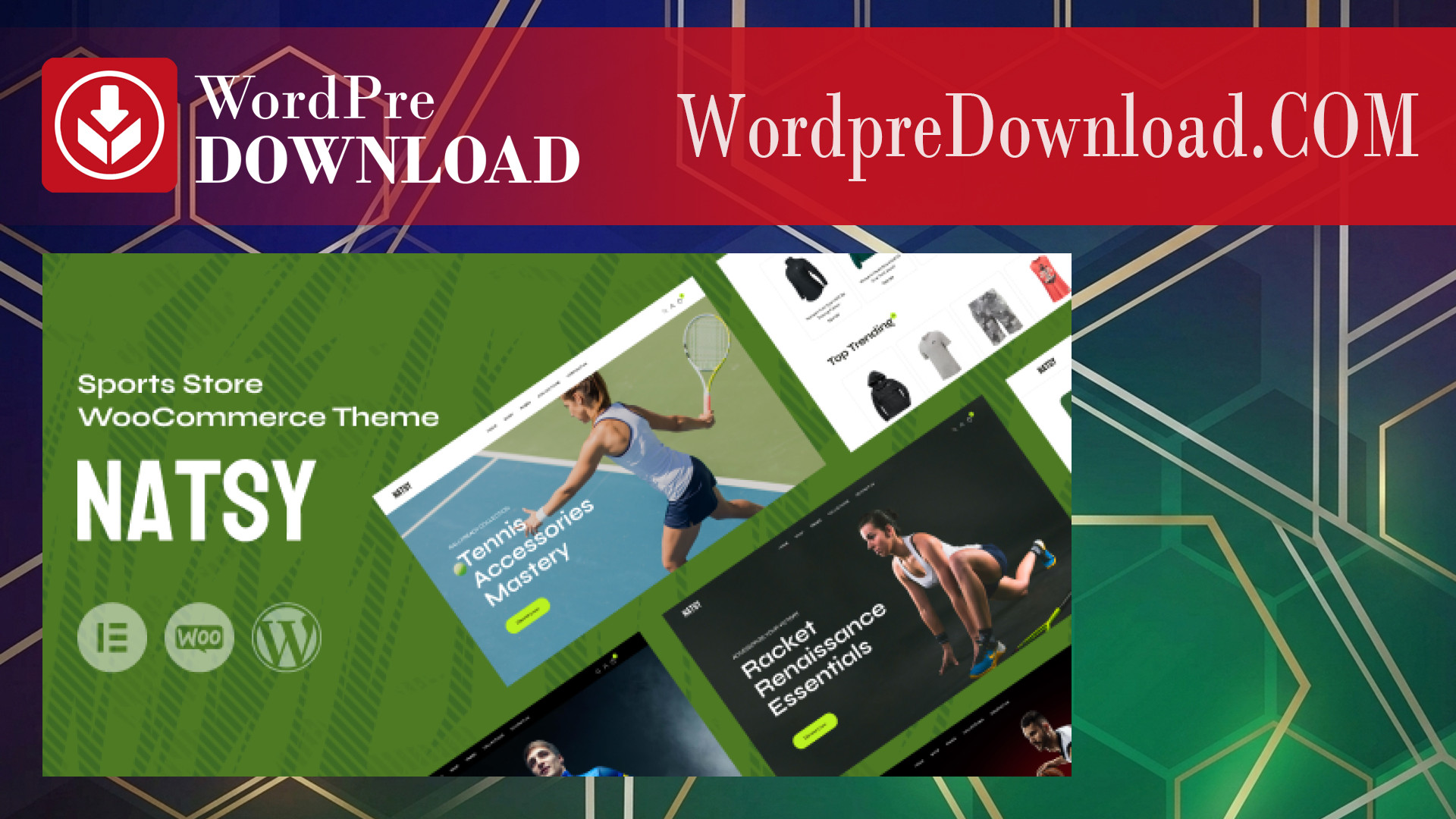Natsy – Sports Store WooCommerce Theme - WordpreDownload.COM