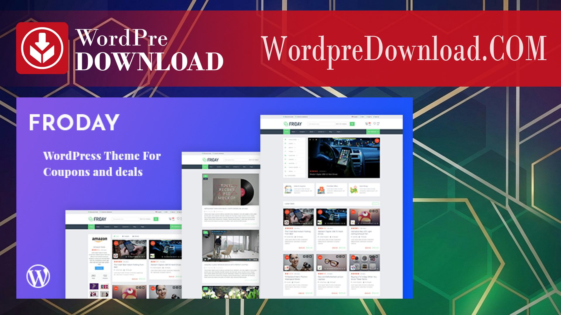 Froday – Coupons And Deals WordPress Theme - WordpreDownload.COM