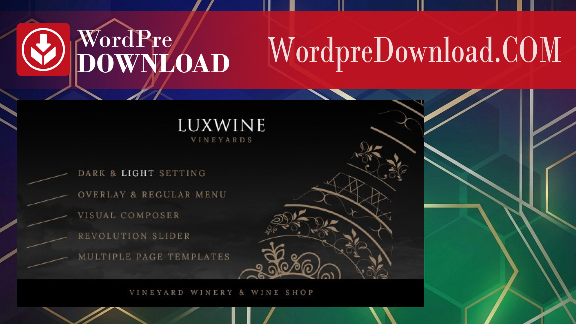 Tracian - Wine WordPress Theme - WordpreDownload.COM