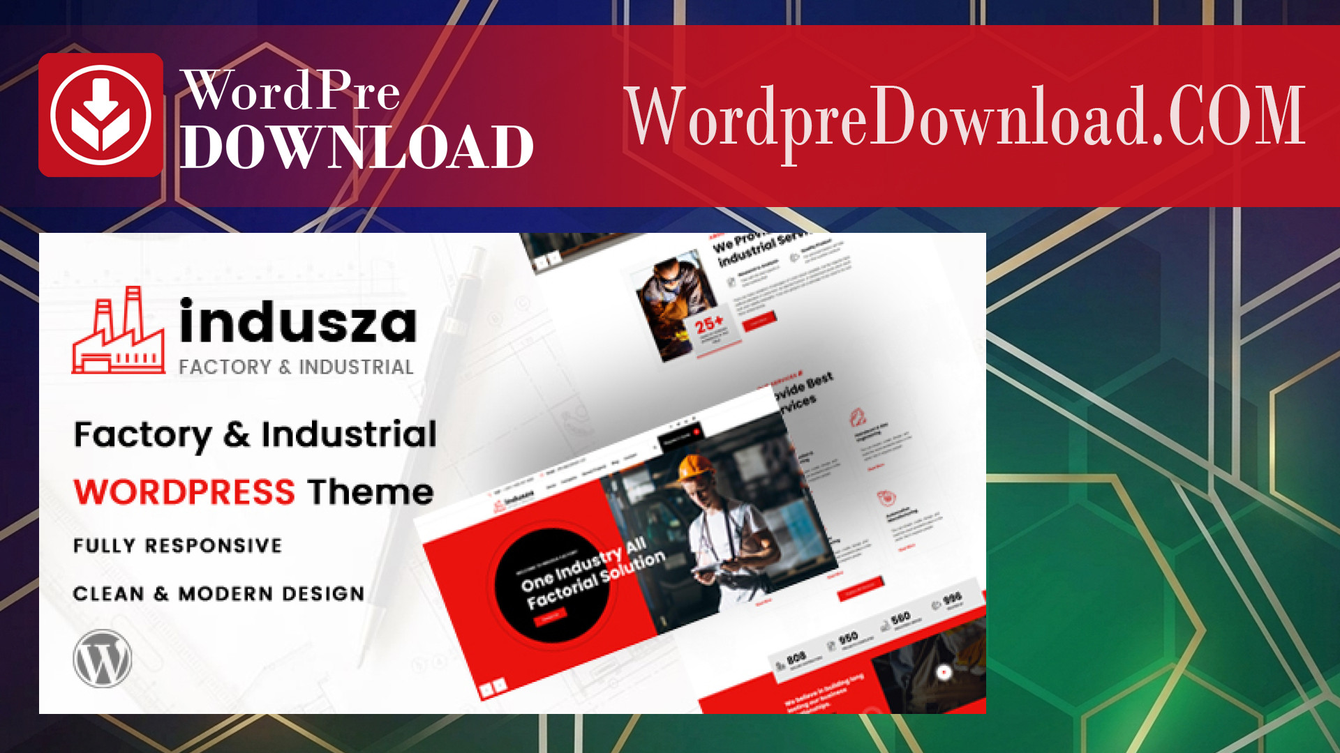 Indusza Industrial And Factory WordPress - WordpreDownload.COM