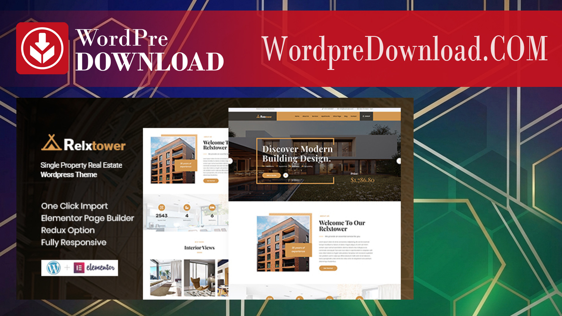 Relxtower - Single Property WordPress Theme - WordpreDownload.COM