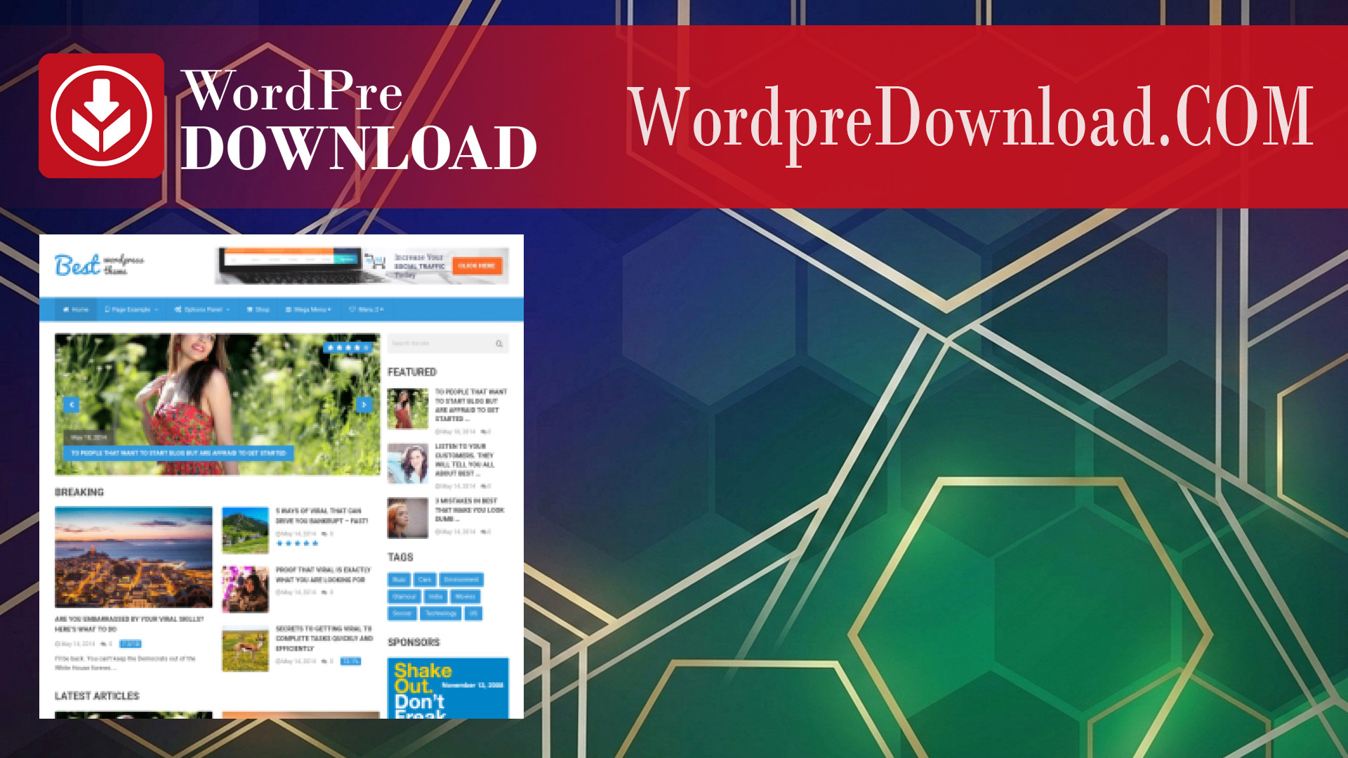 MyThemeShop JustFit WordPress Theme - WordpreDownload.COM