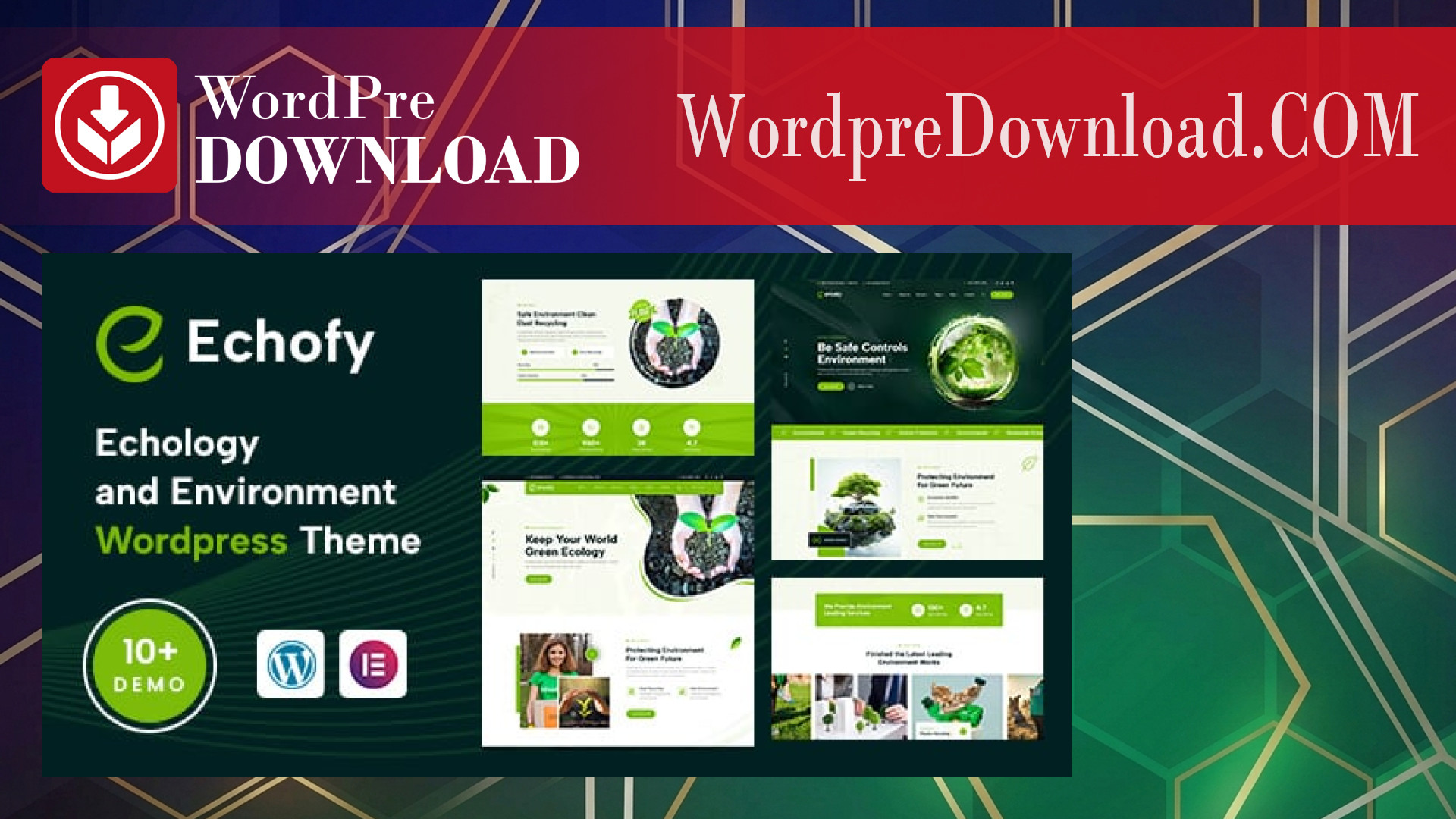 Echofy - Environment, Ecology And Solar Renewable Energy WordPress Theme - WordpreDownload.COM