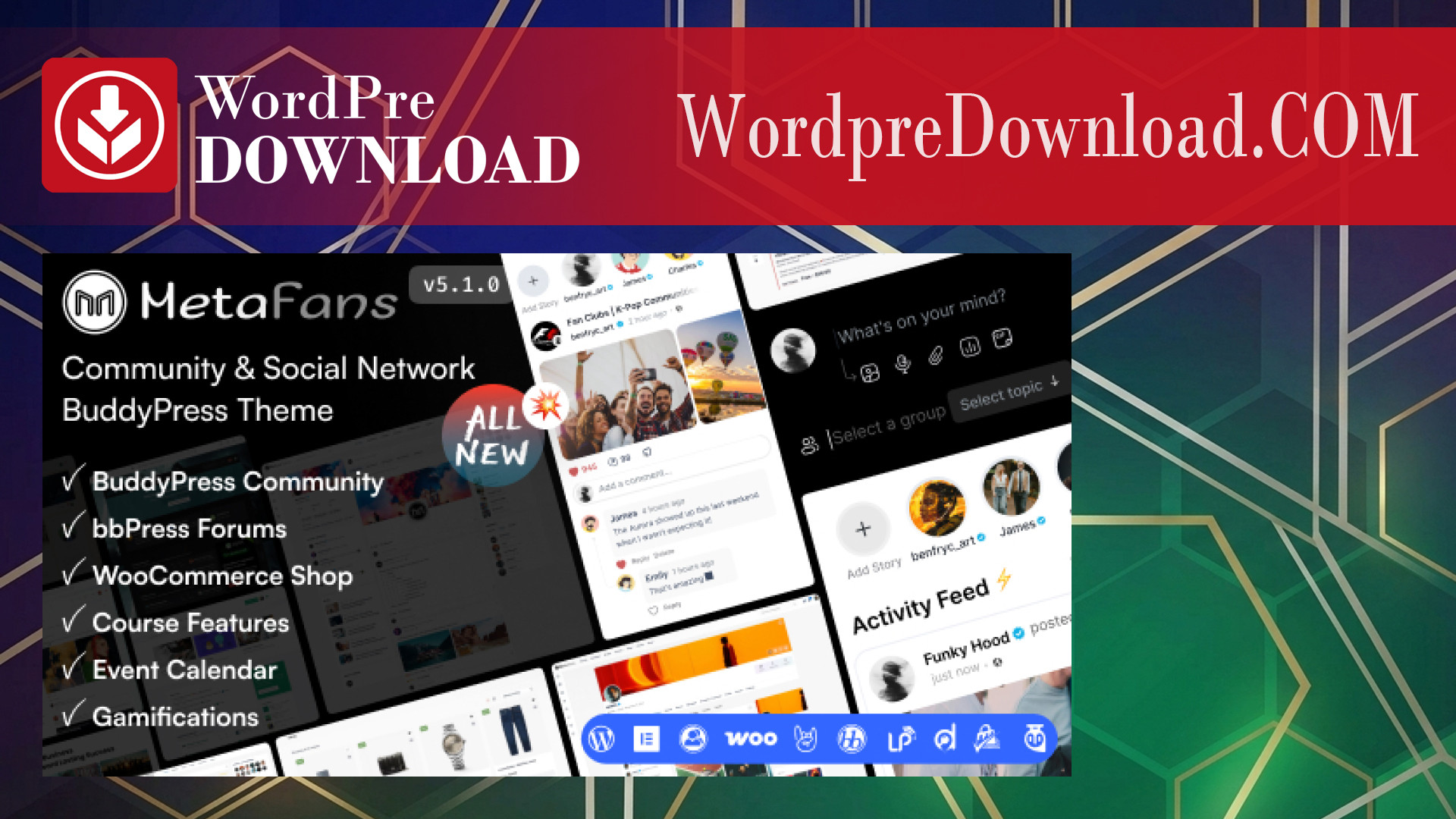 MetaFans Community And Social Theme - WordpreDownload.COM