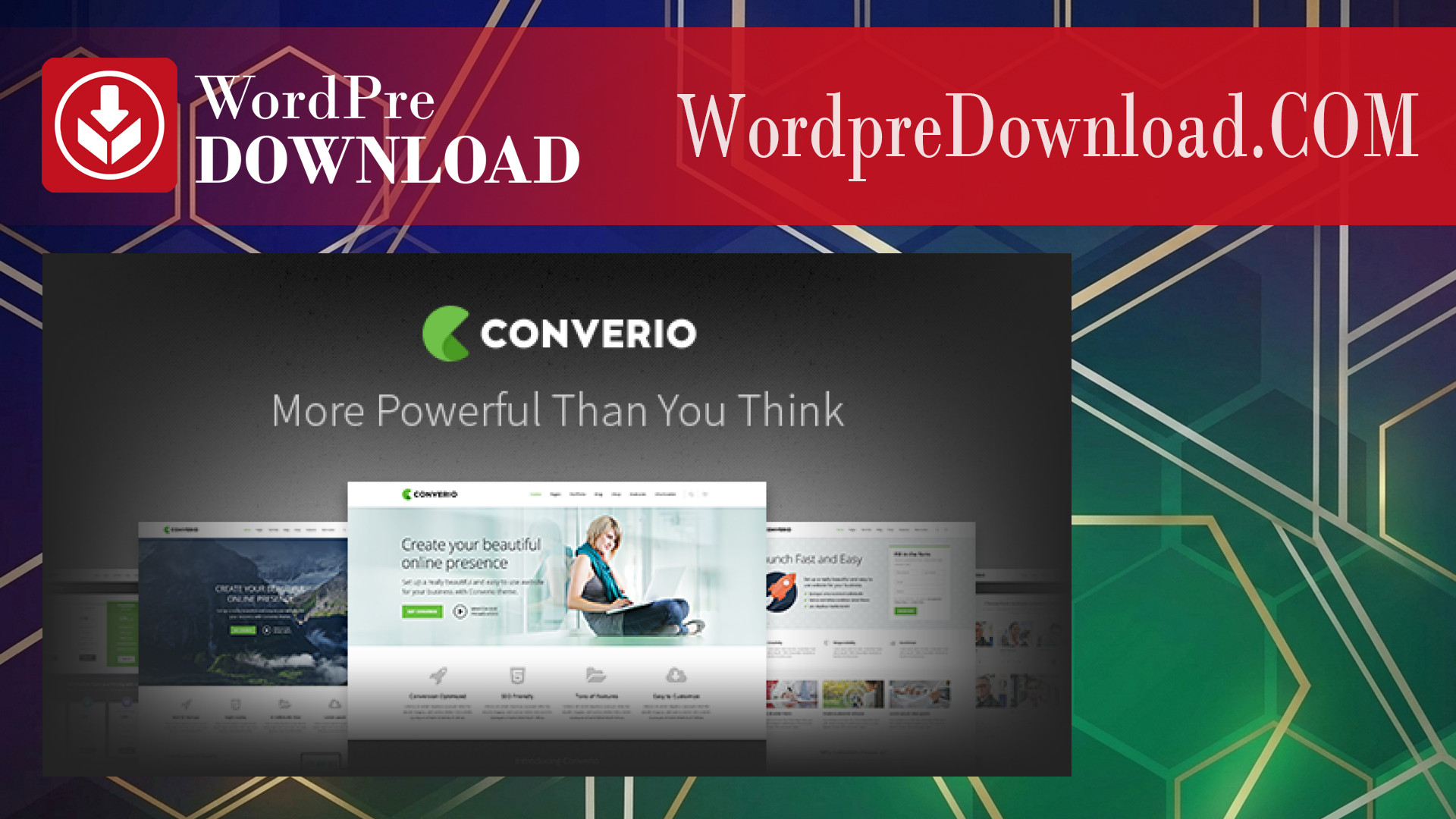 Converio – Responsive Multi-Purpose WordPress Theme - WordpreDownload.COM
