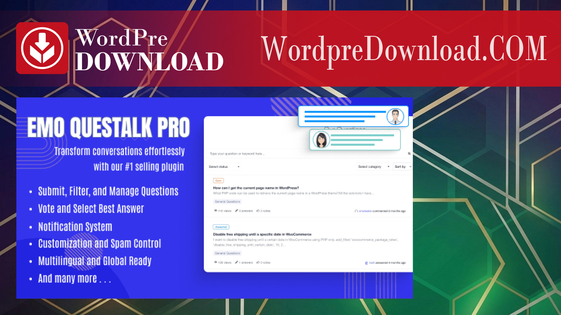 EMO QuesTalk Pro - WordpreDownload.COM
