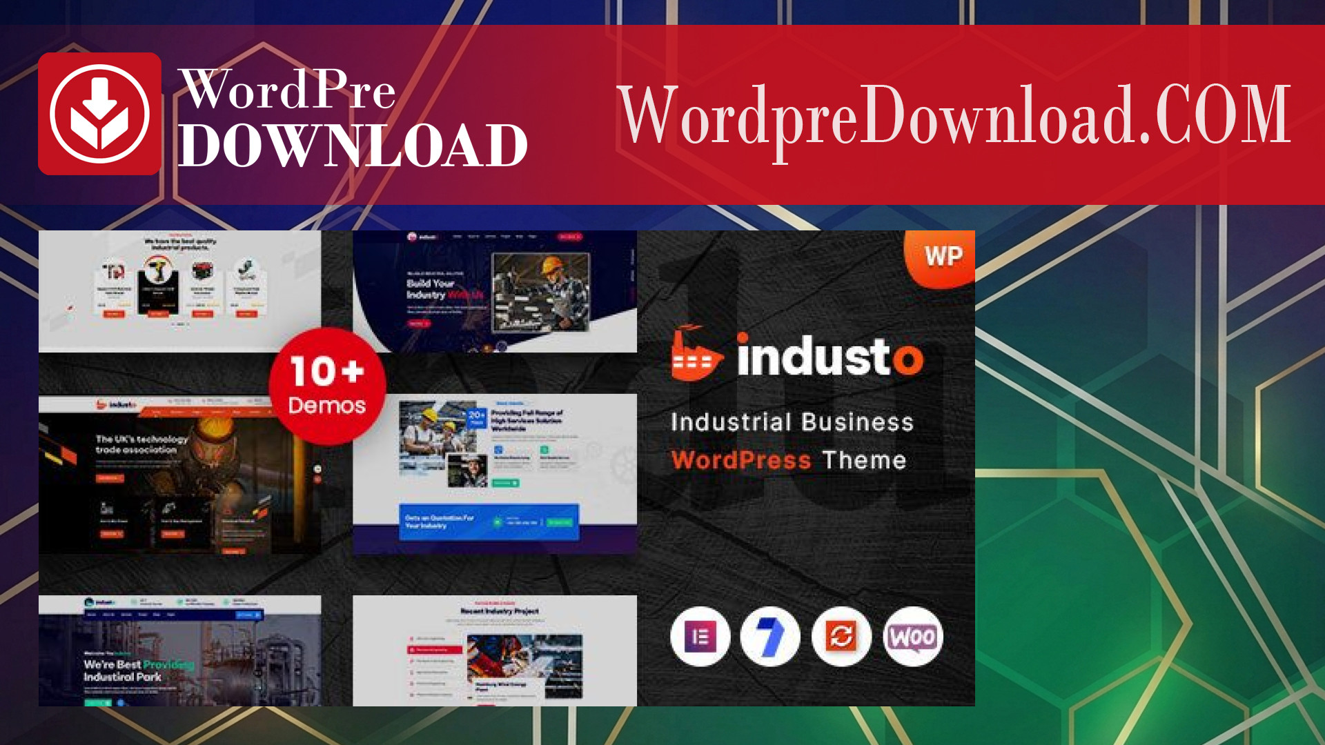 Industo - Factory And Industry WordPress Theme - WordpreDownload.COM