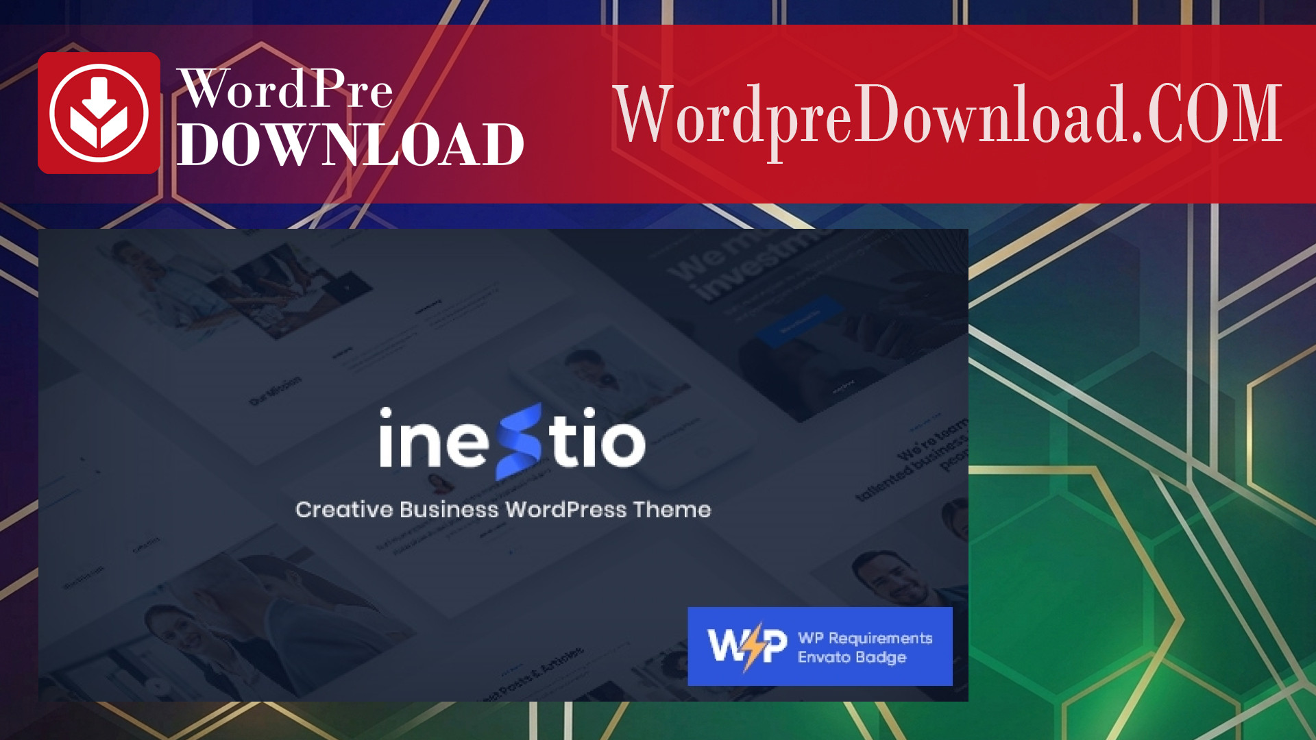 Inestio - Business & Creative WordPress Theme - WordpreDownload.COM