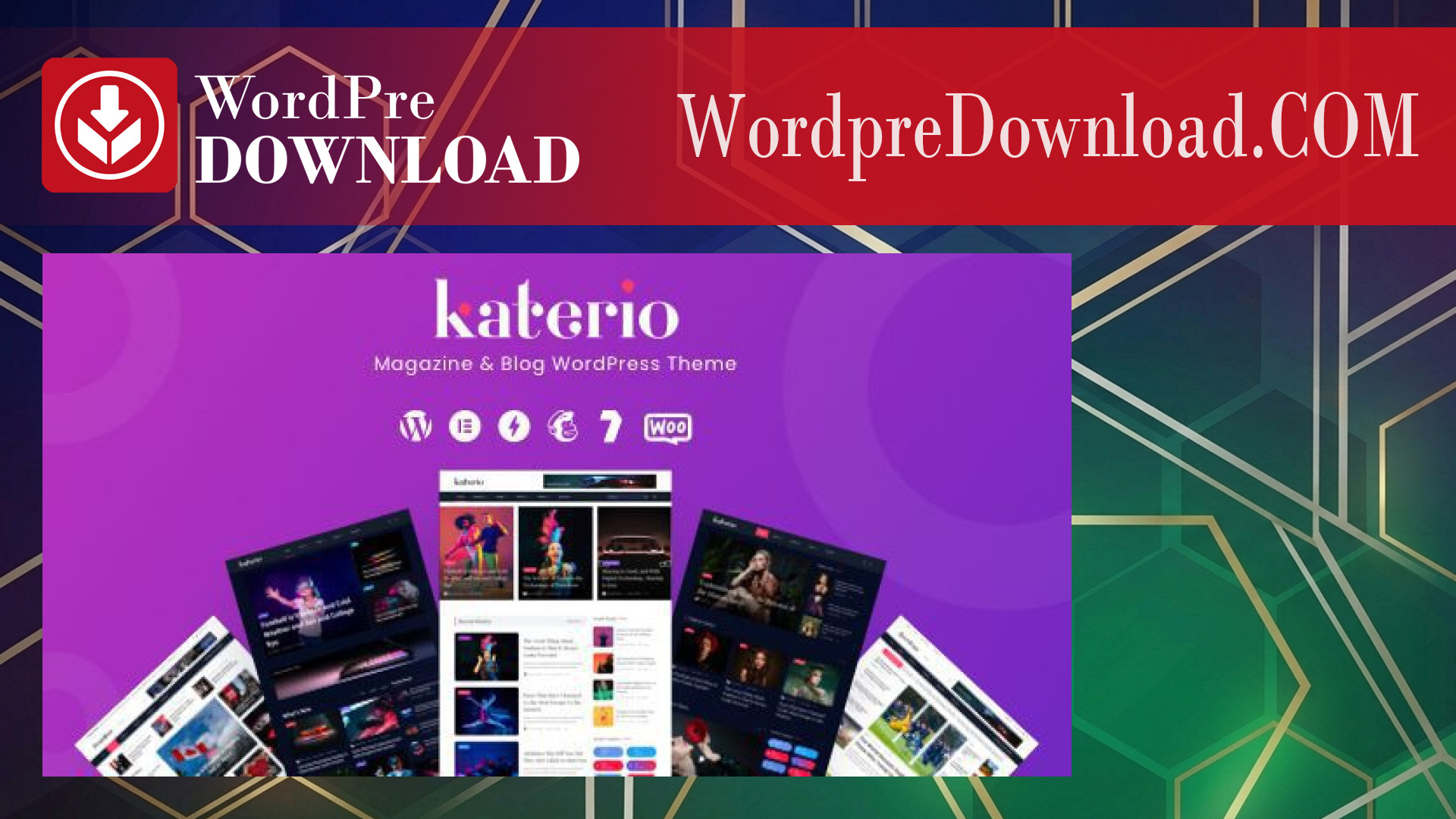 Katerio - Magazine And Blog WordPress Theme - WordpreDownload.COM