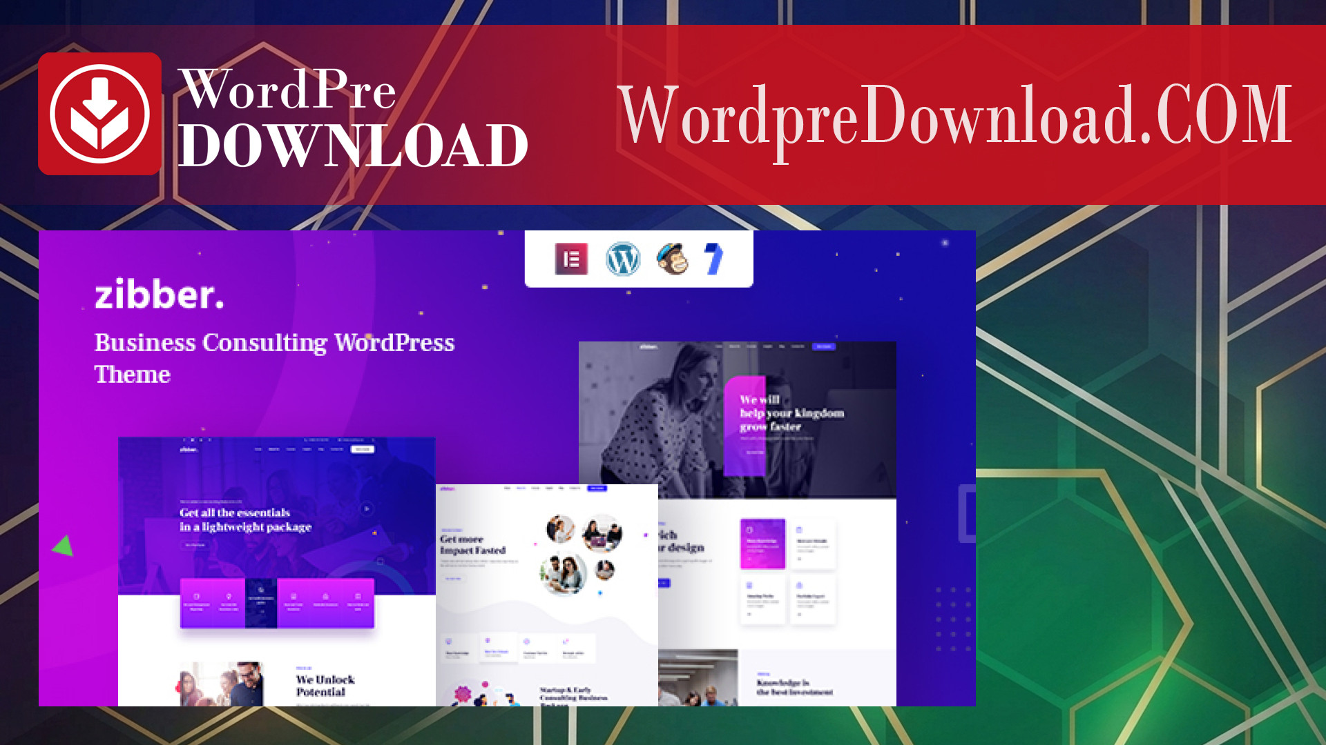 Zibber – Consulting Business WordPress Theme + RTL - WordpreDownload.COM